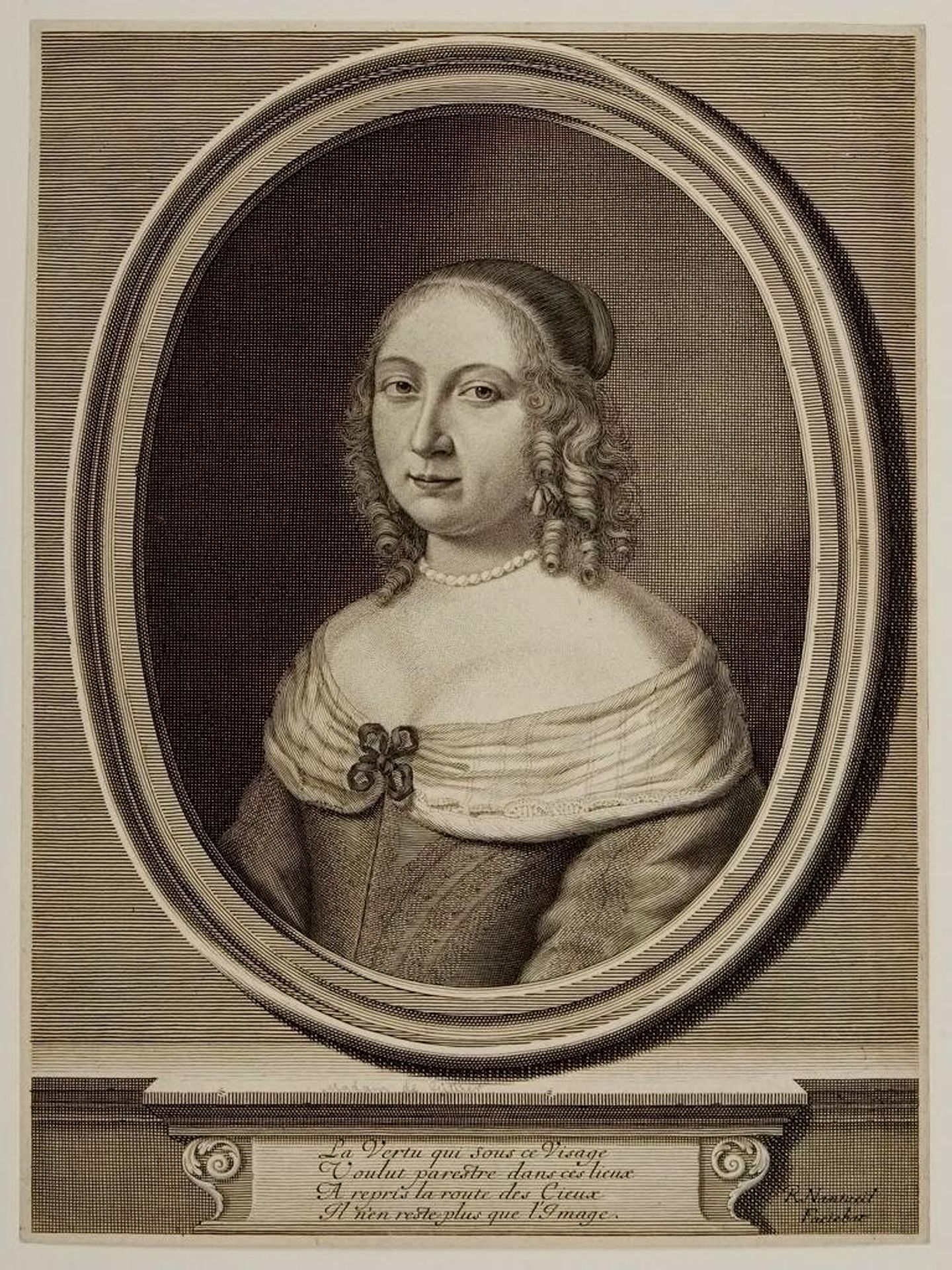 Madame de Gillier (Marie Jolly) by Robert Nanteuil