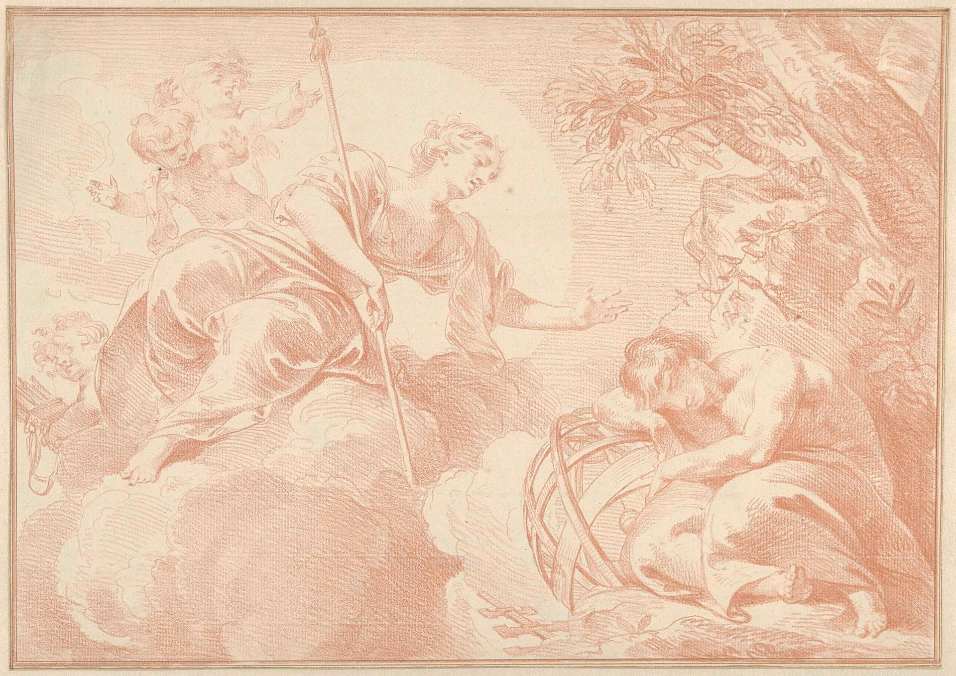 Diana en Endymion by Jacob de Wit