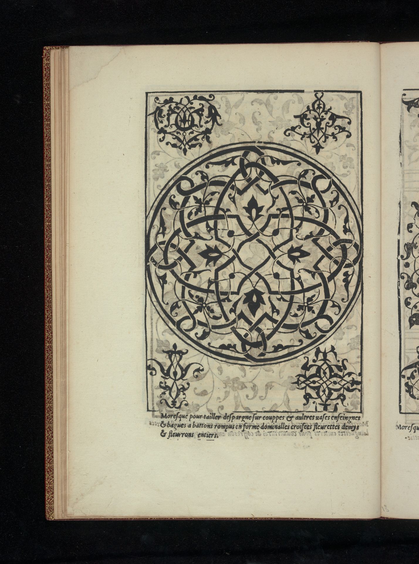 Livre de Moresques, page 7 (verso) by Francesco di Pellegrino