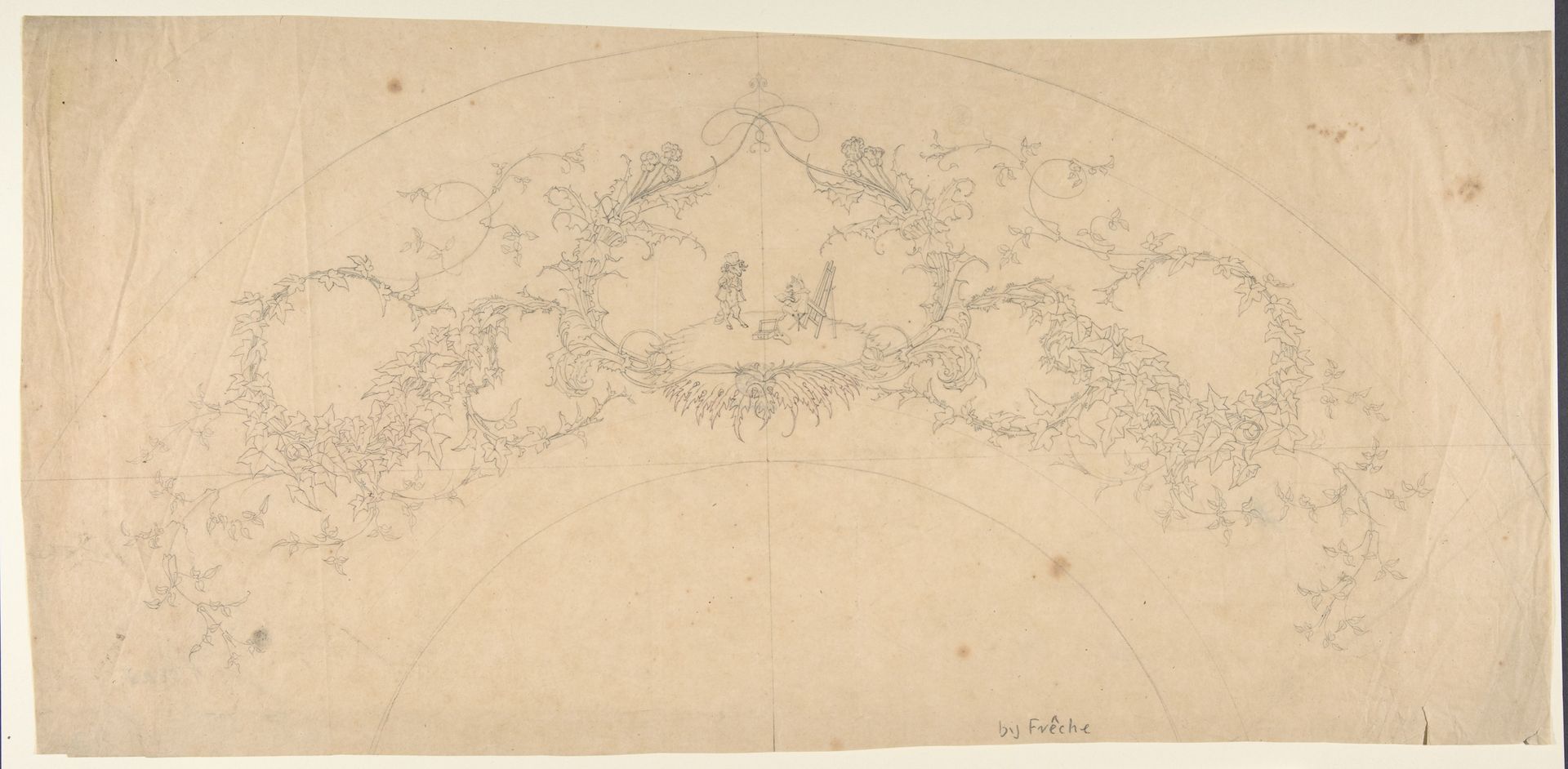 Design with a Cartouche by Anonymous