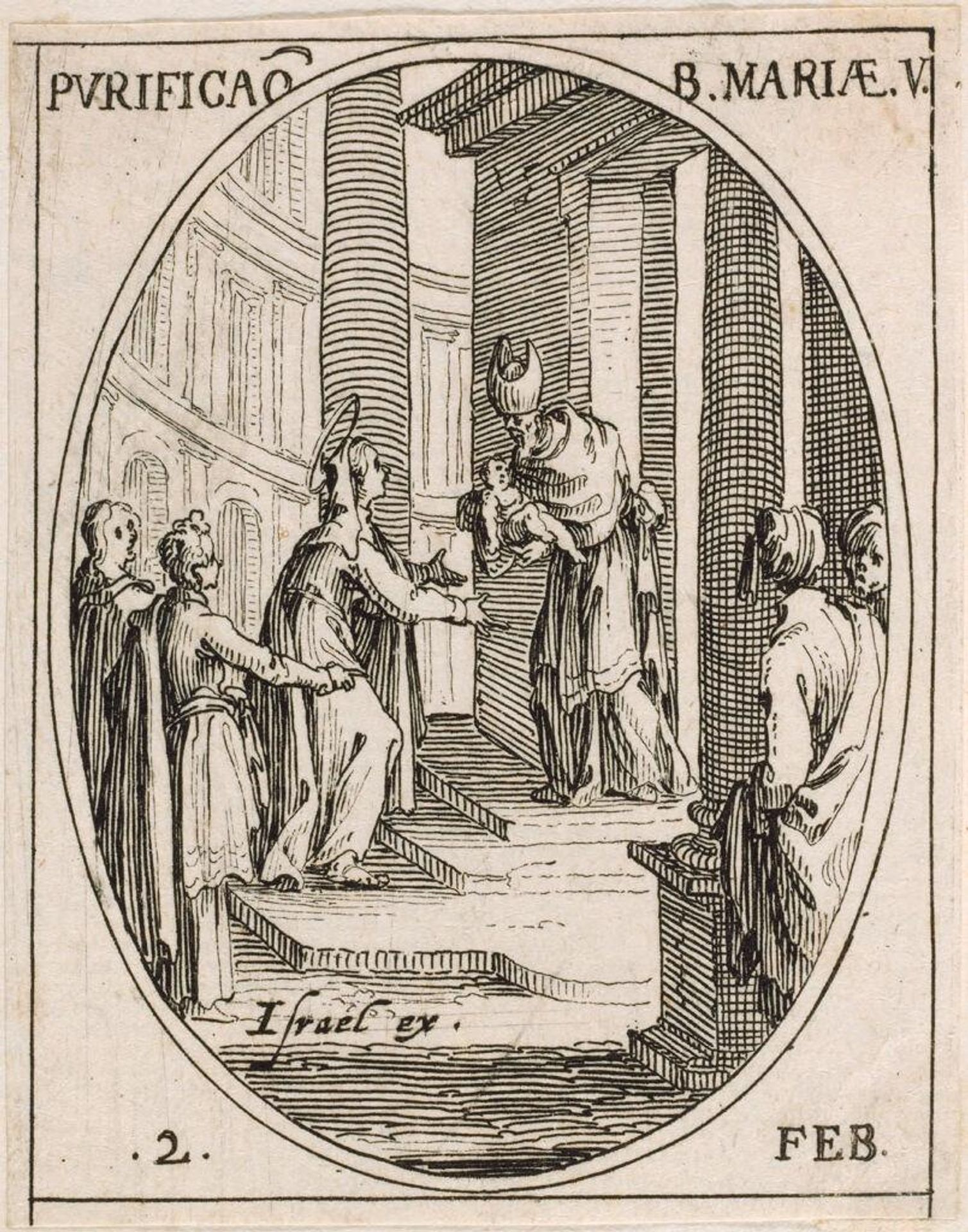 Purification of the Virgin by Jacques Callot