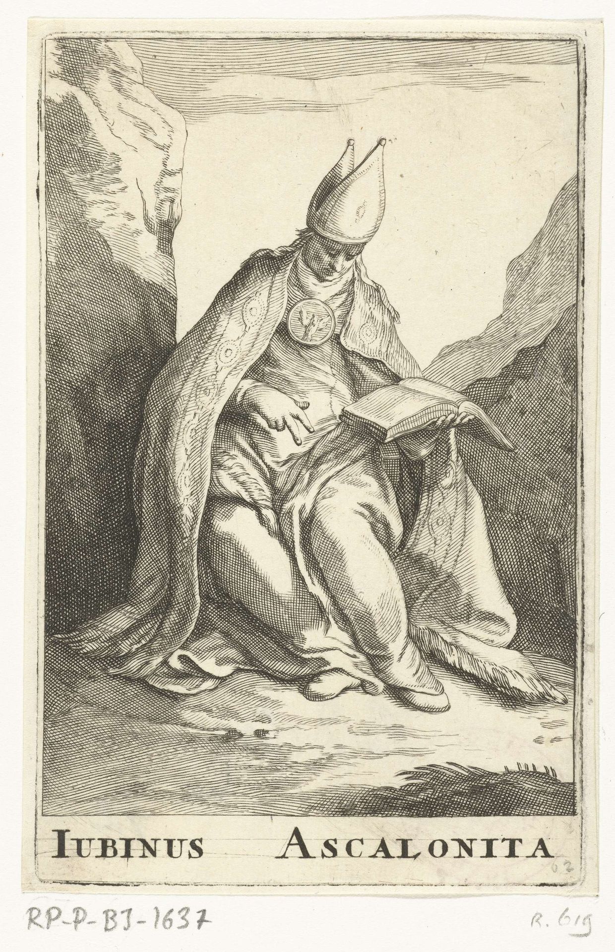 Heilige Jubinus van Ascalon by Frederick Bloemaert