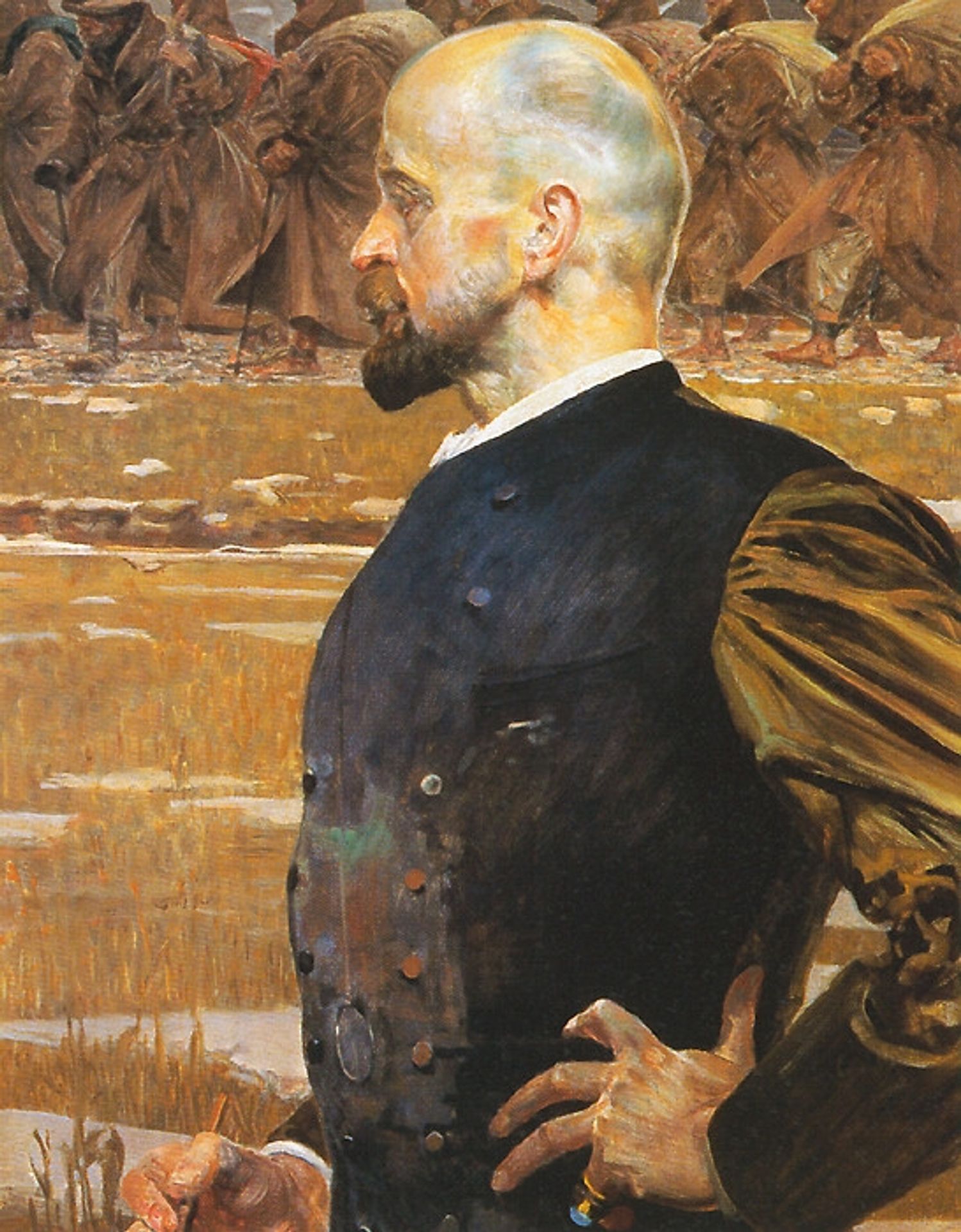 The Tribute Money (triptych) right by Jacek Malczewski