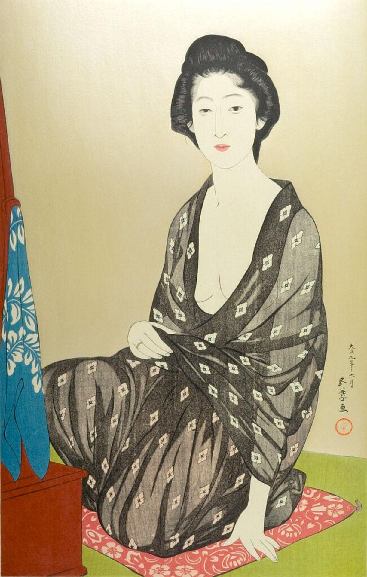 Woman in Summer Kimono by Hashiguchi GoyÅ æ©å£äºè