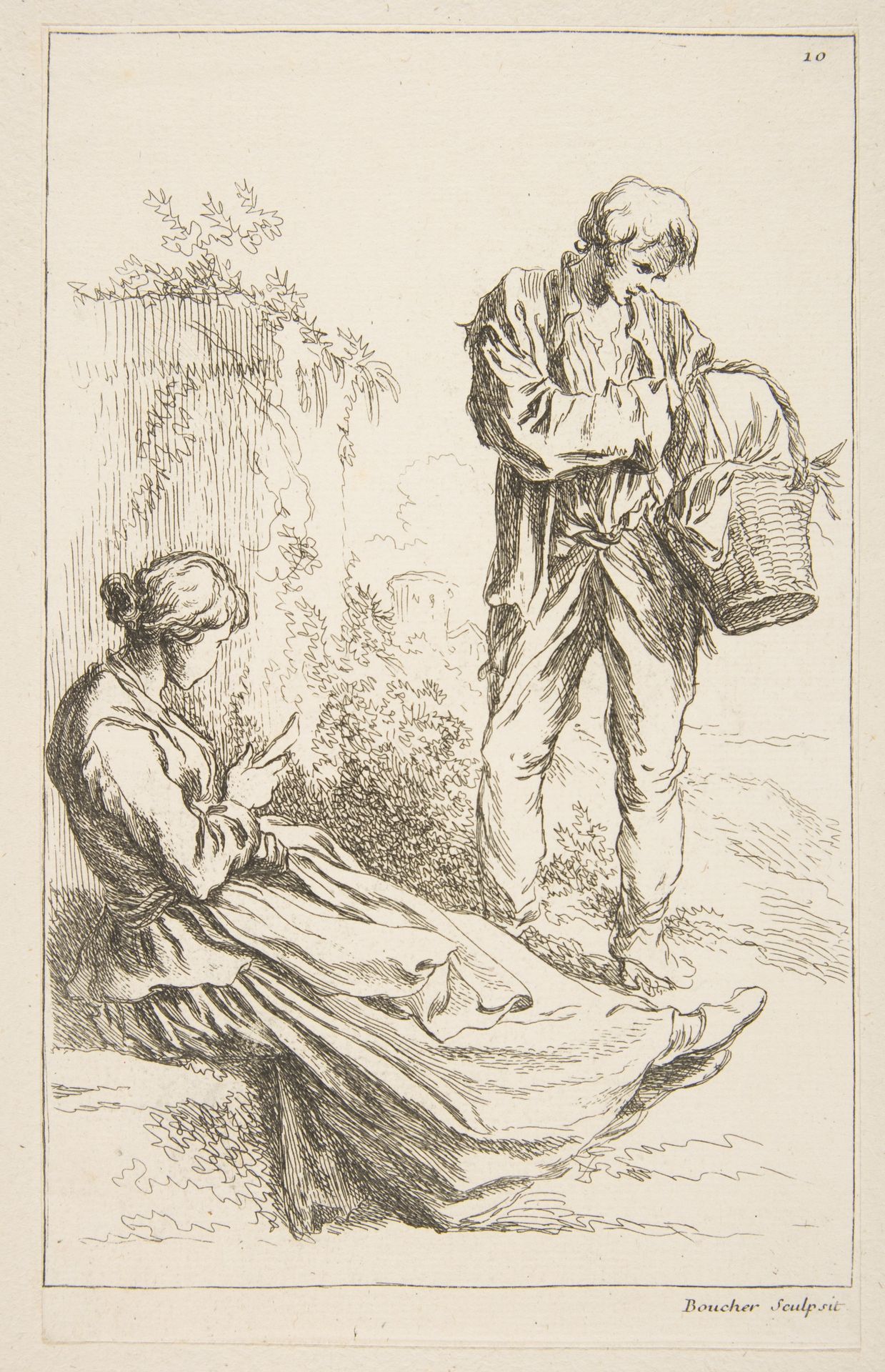 Sheet of Sketches by Francois Boucher