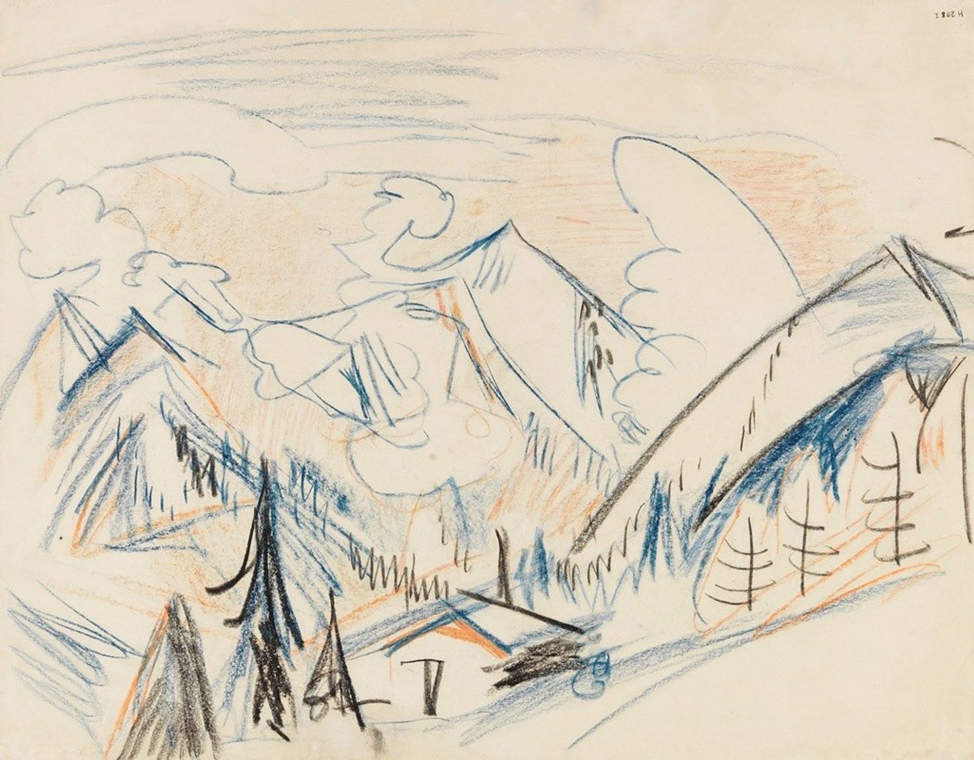 Stafelalp by Ernst Ludwig Kirchner