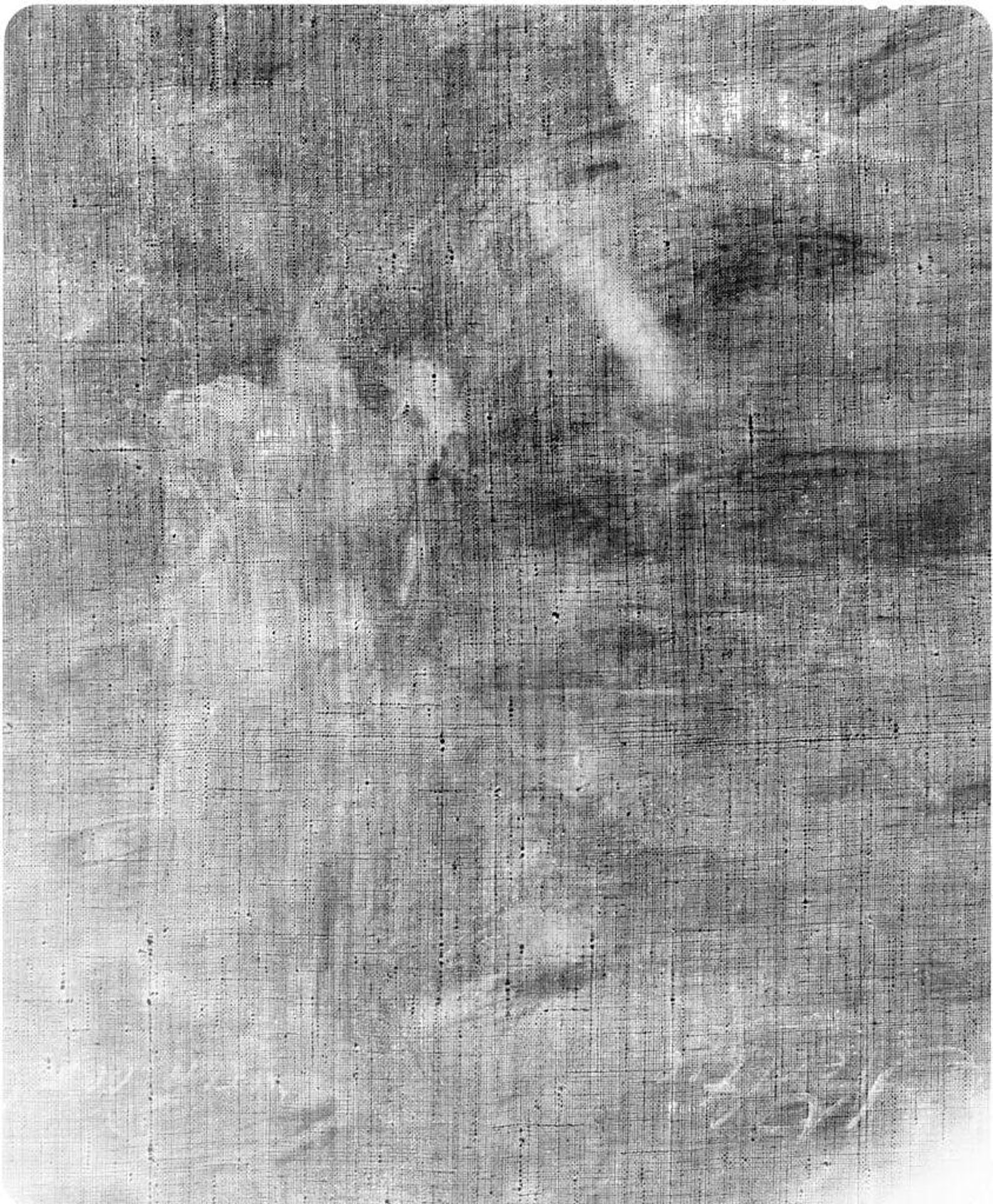 X-radiograph(s) of "Portrait of an Elderly Lady" by Artist of original: Gerard Terborch