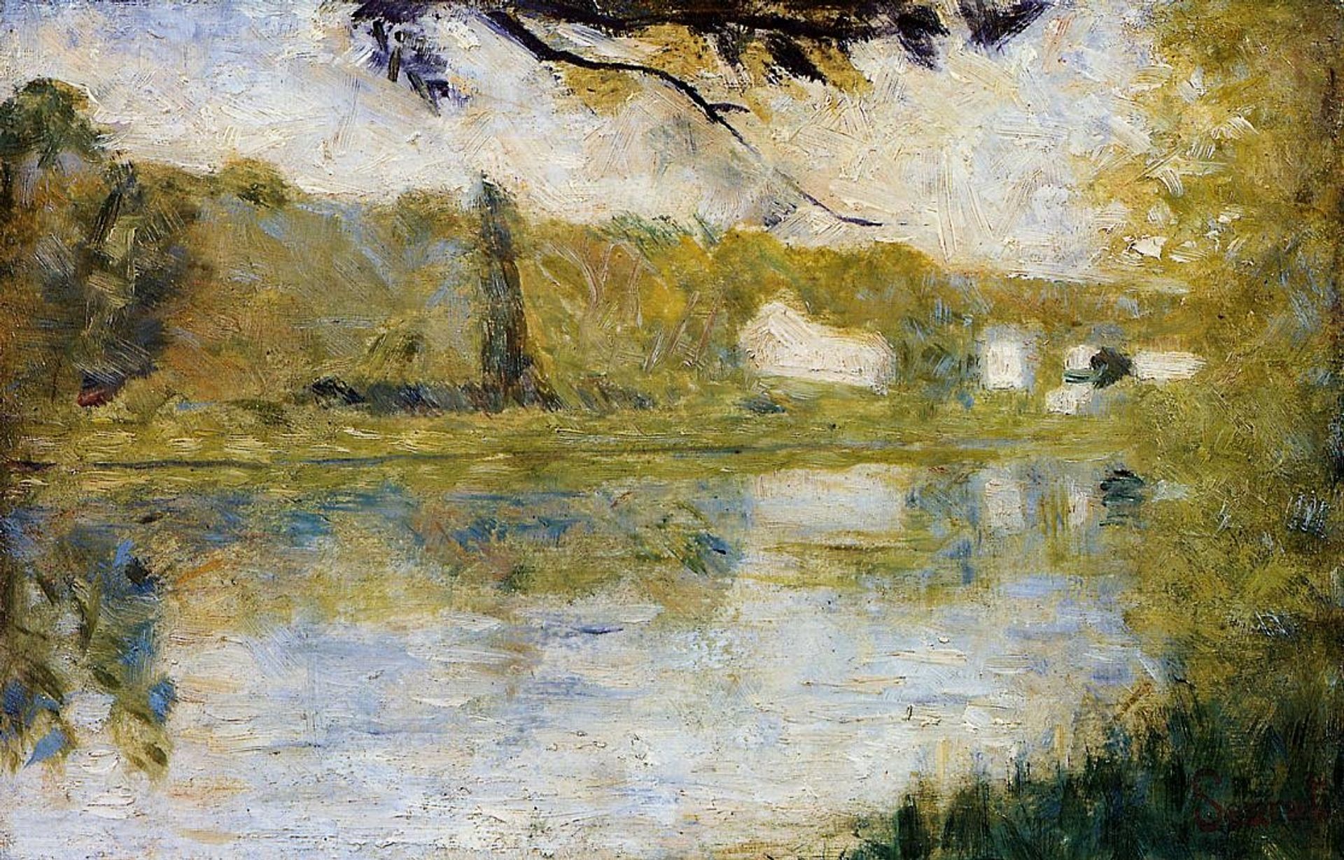 The Riverside by Georges Seurat