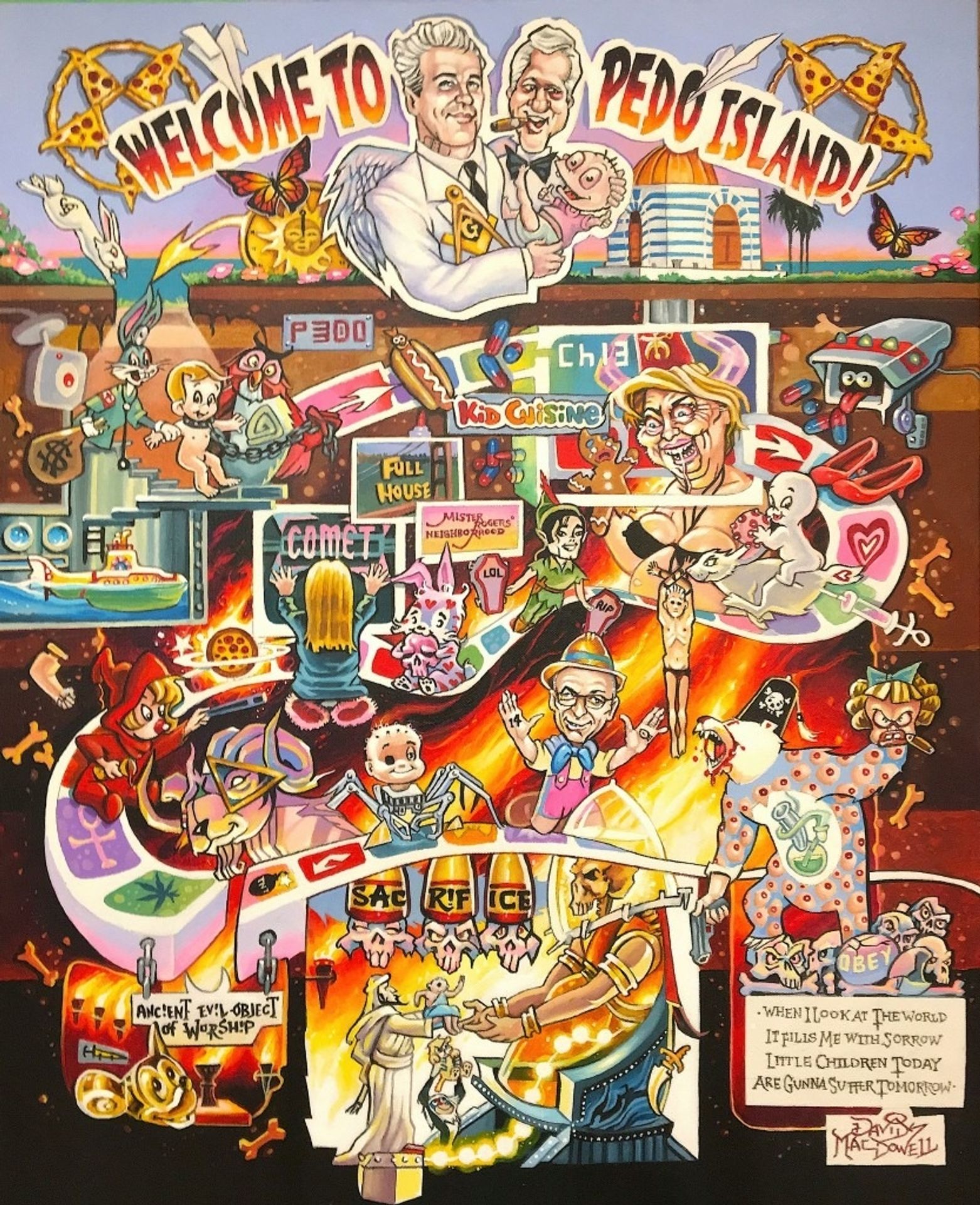 Welcome to Pedo Island! by Dave Macdowell