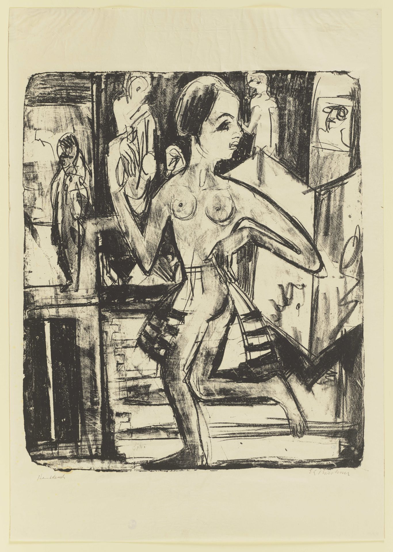 Nackttänzerin by Ernst Ludwig Kirchner
