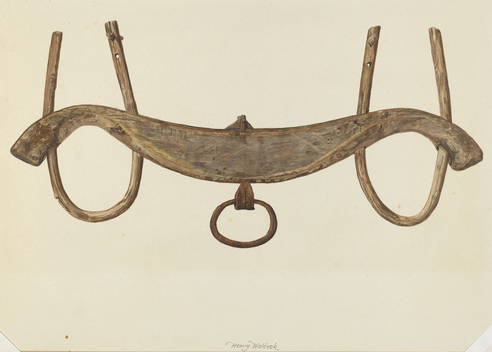 Oxen Yoke by Henry Waldeck