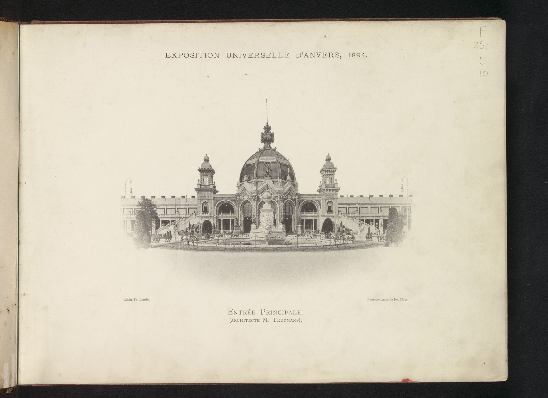 Exposition universelle d'Anvers, 1894 by diverse vervaardigers