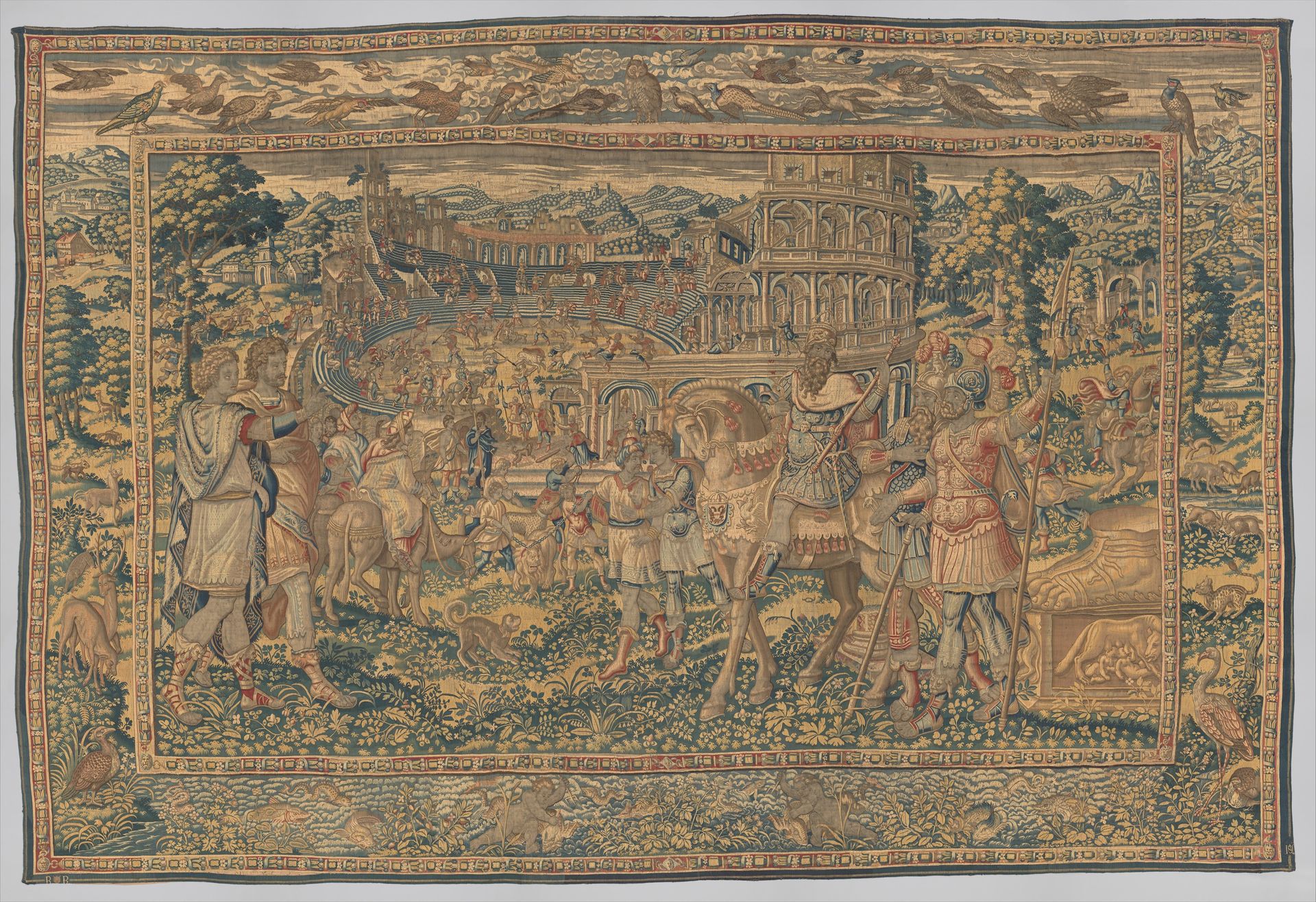 The Colosseum from a set of The Wonders of the World by Maarten van Heemskerck