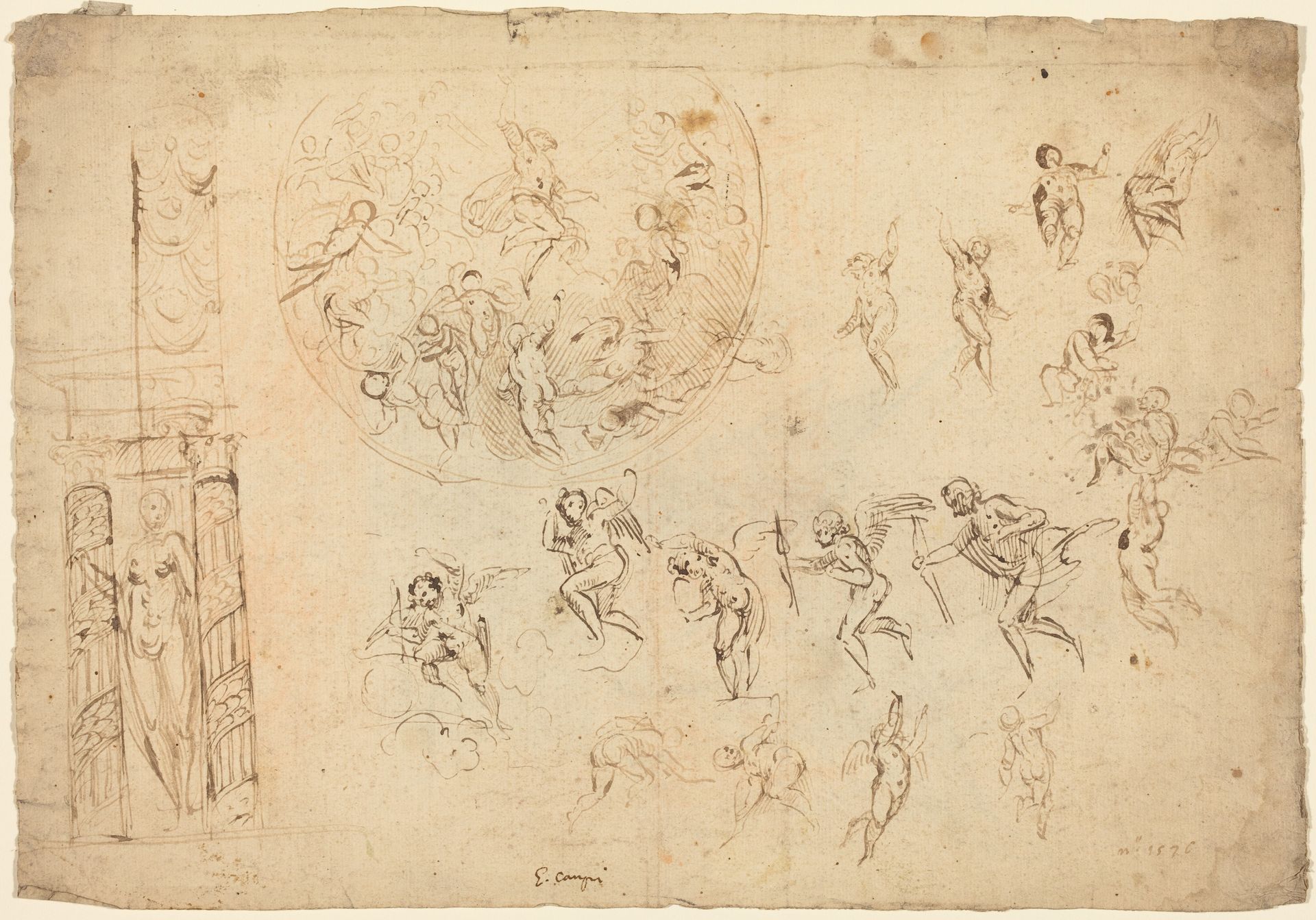 An Ascension and Other Studies by Giulio Campi