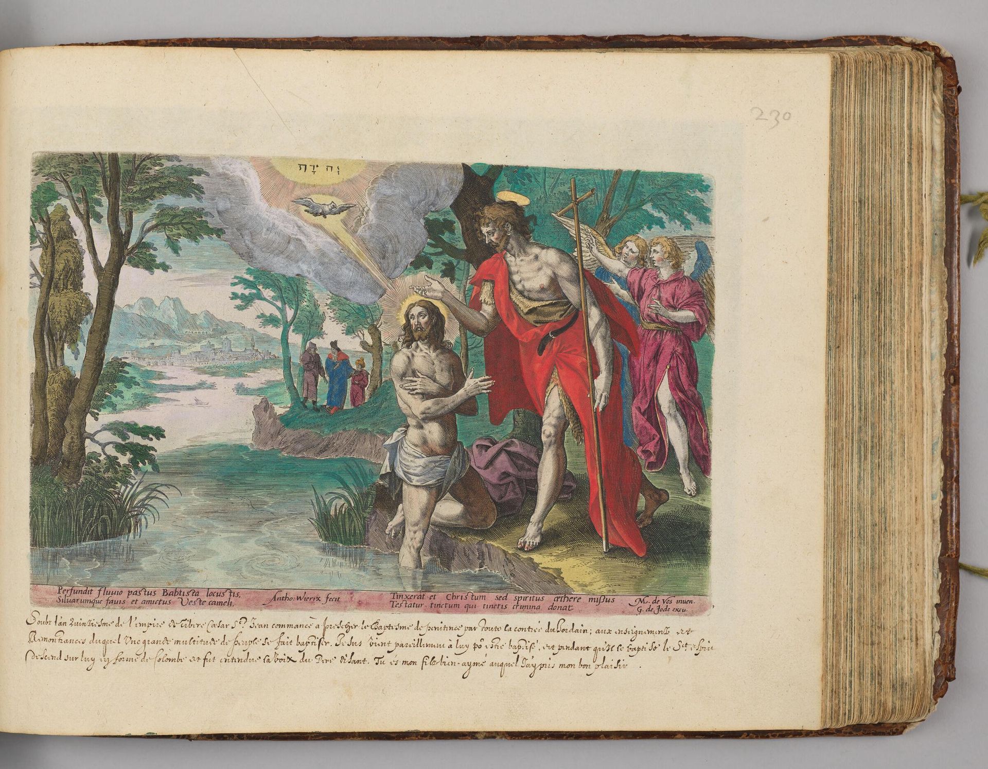 The Baptism of Christ by Anton Wierix II