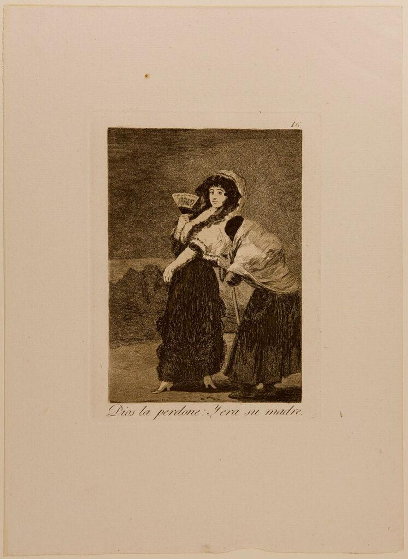 God Forgive Her! It's Her Own Mother! by Francisco JosÃ© de Goya y Lucientes
