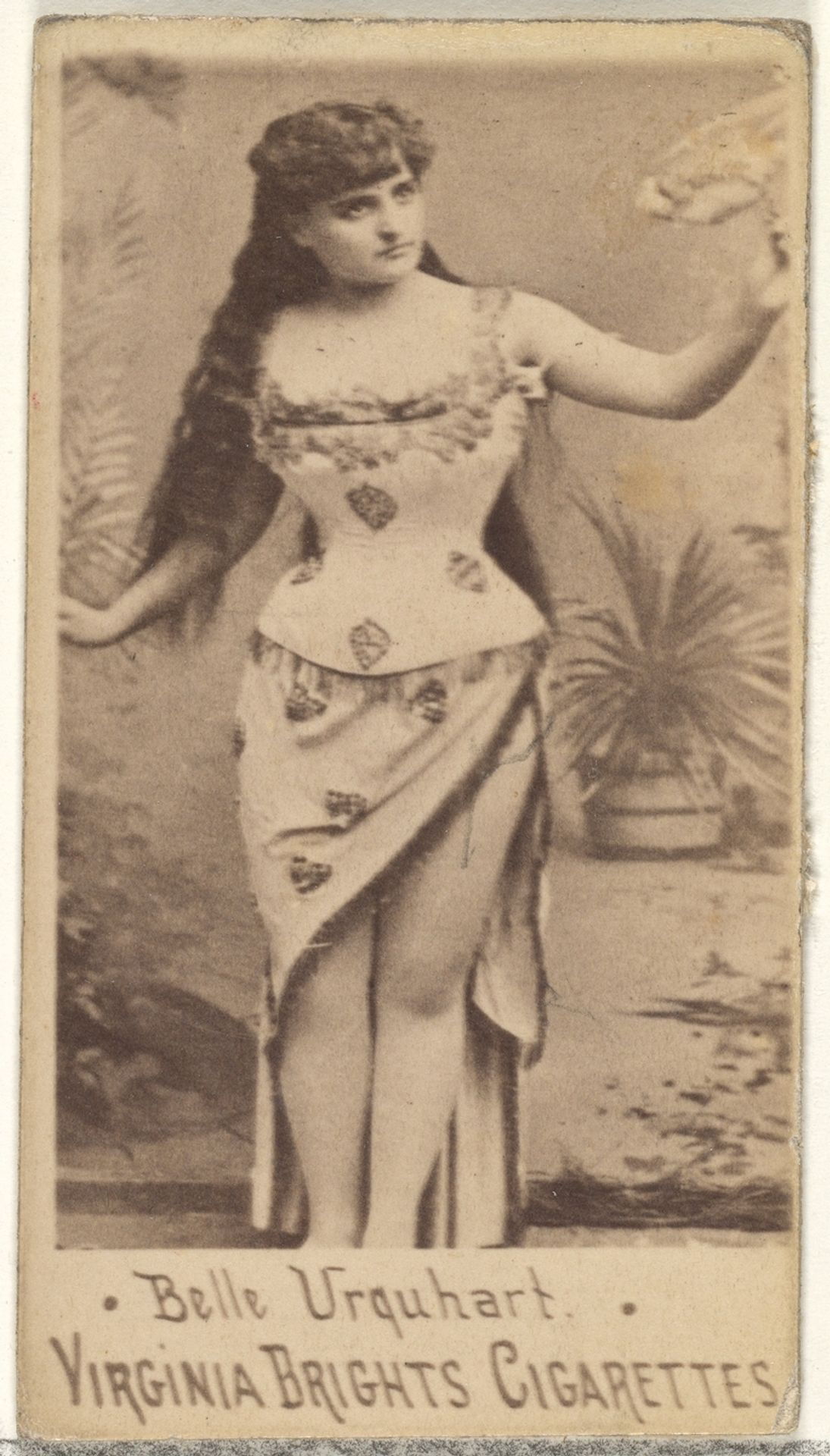 Belle Urquhart, from the Actors and Actresses series (N45, Type 1) for Virginia Brights Cigarettes by Allen & Ginter