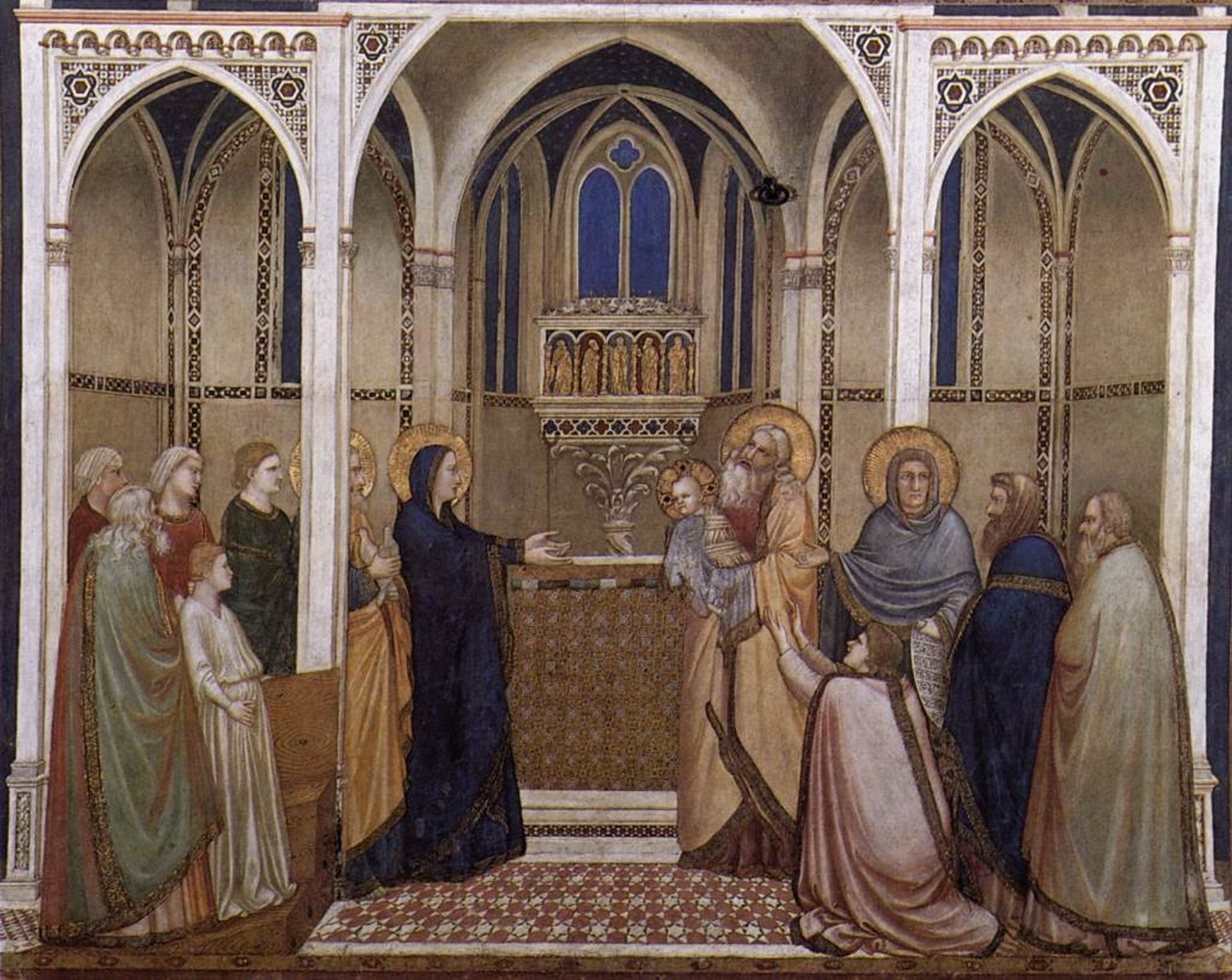 Presentation of Christ in the Temple by Giotto