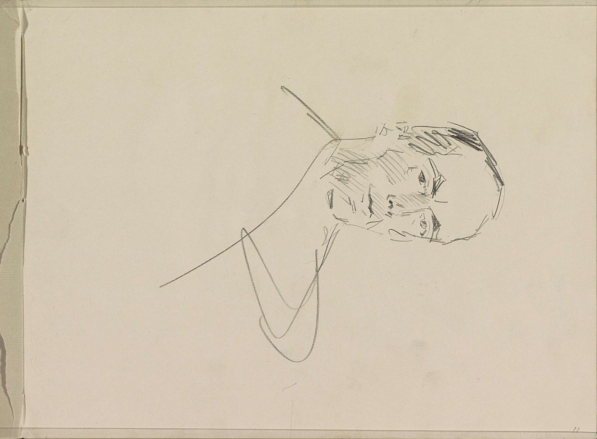 Portret van een onbekende man by Isaac Israels