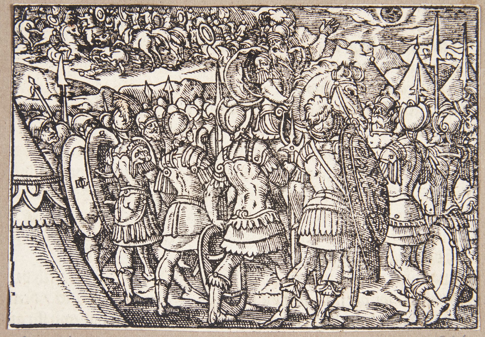 Gaius Sulpius Gallus forudser en måneformøkelse by Tobias Stimmer