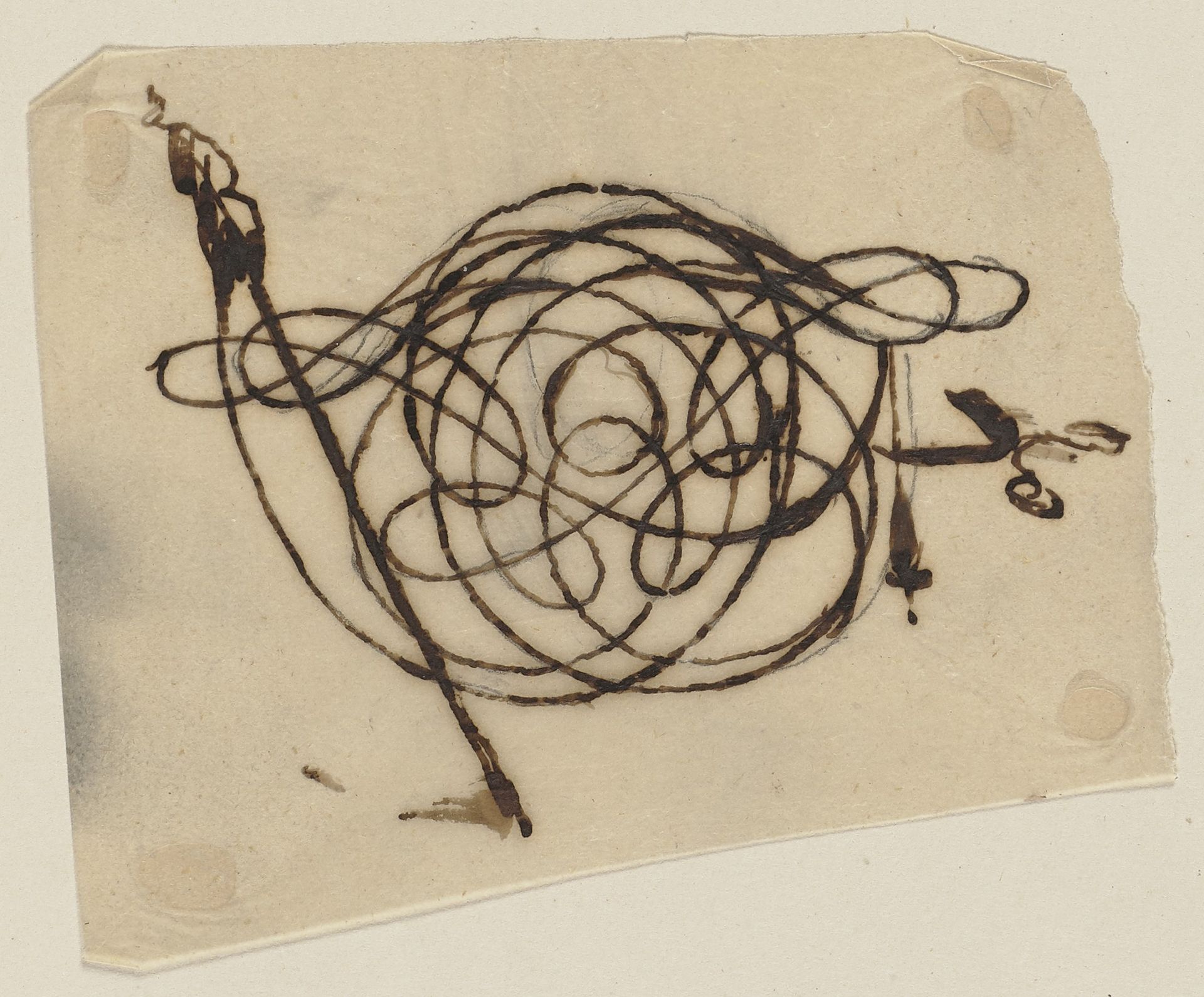 Ornament der Francis Flute als Thisbe mit Garnspule und Schere by Paul Konewka