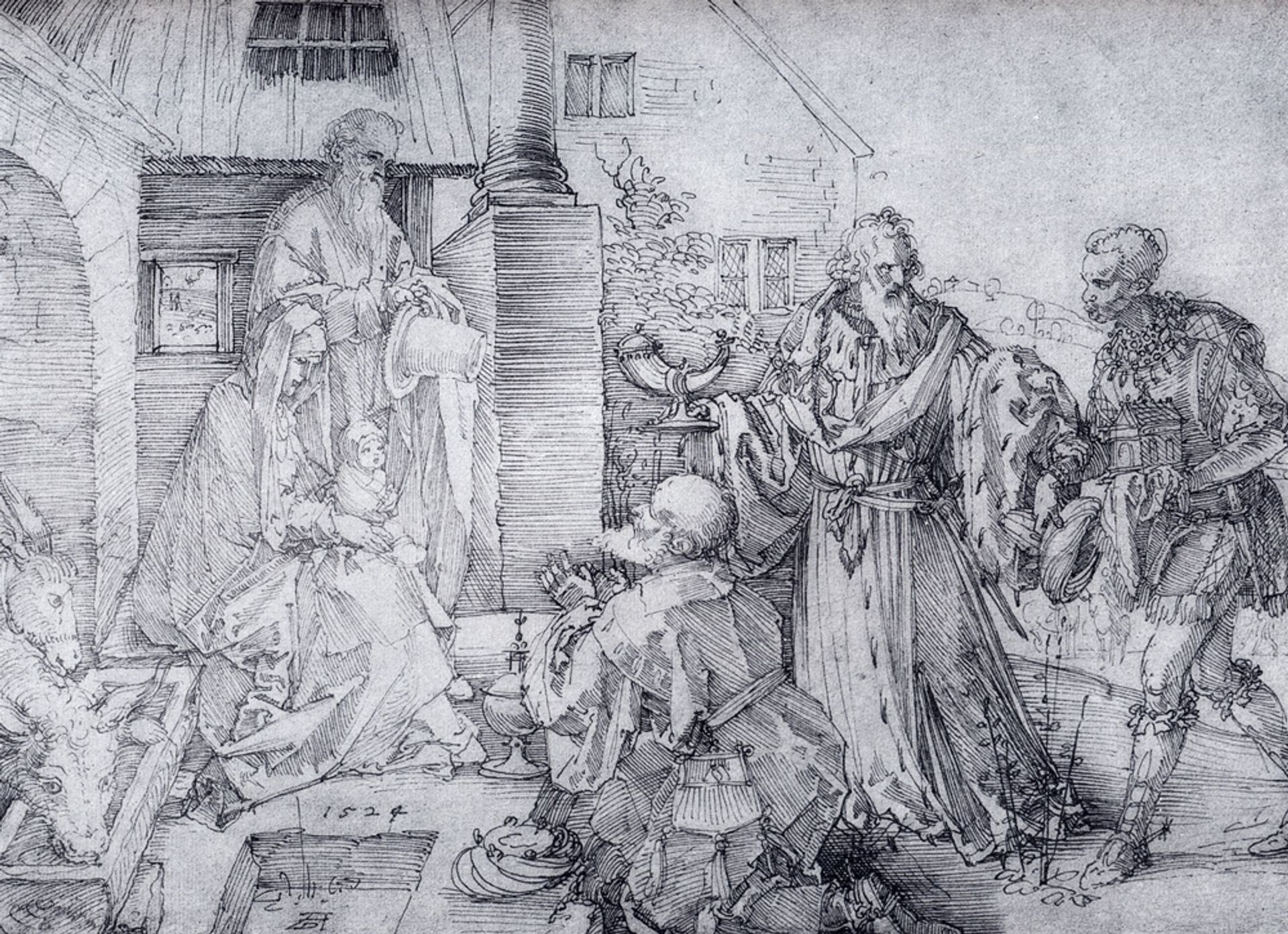 The Adoration Of The Wise Men by Albrecht Durer