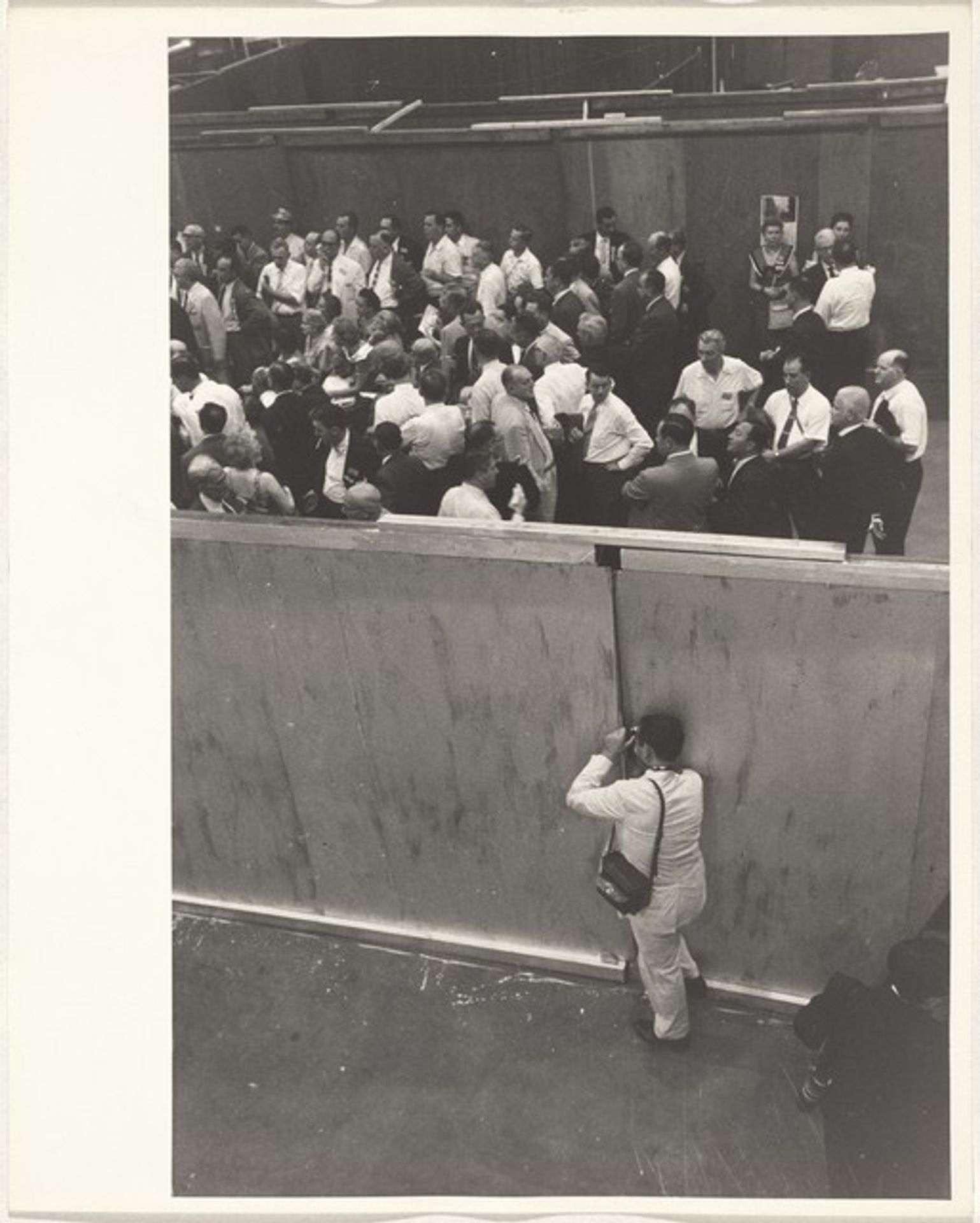 Photographer, convention hall--Chicago by Robert Frank