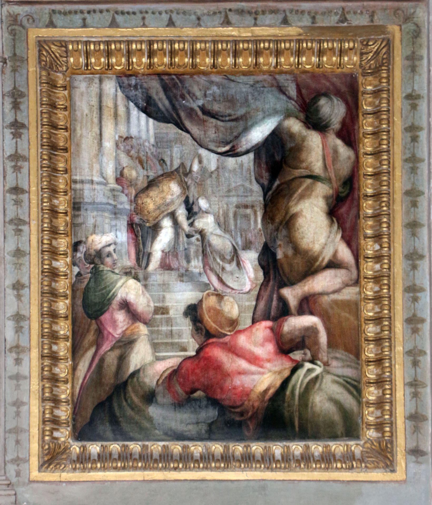Presentation of Mary in the Temple by Francesco de' Rossi (Francesco Salviati), "Cecchino"