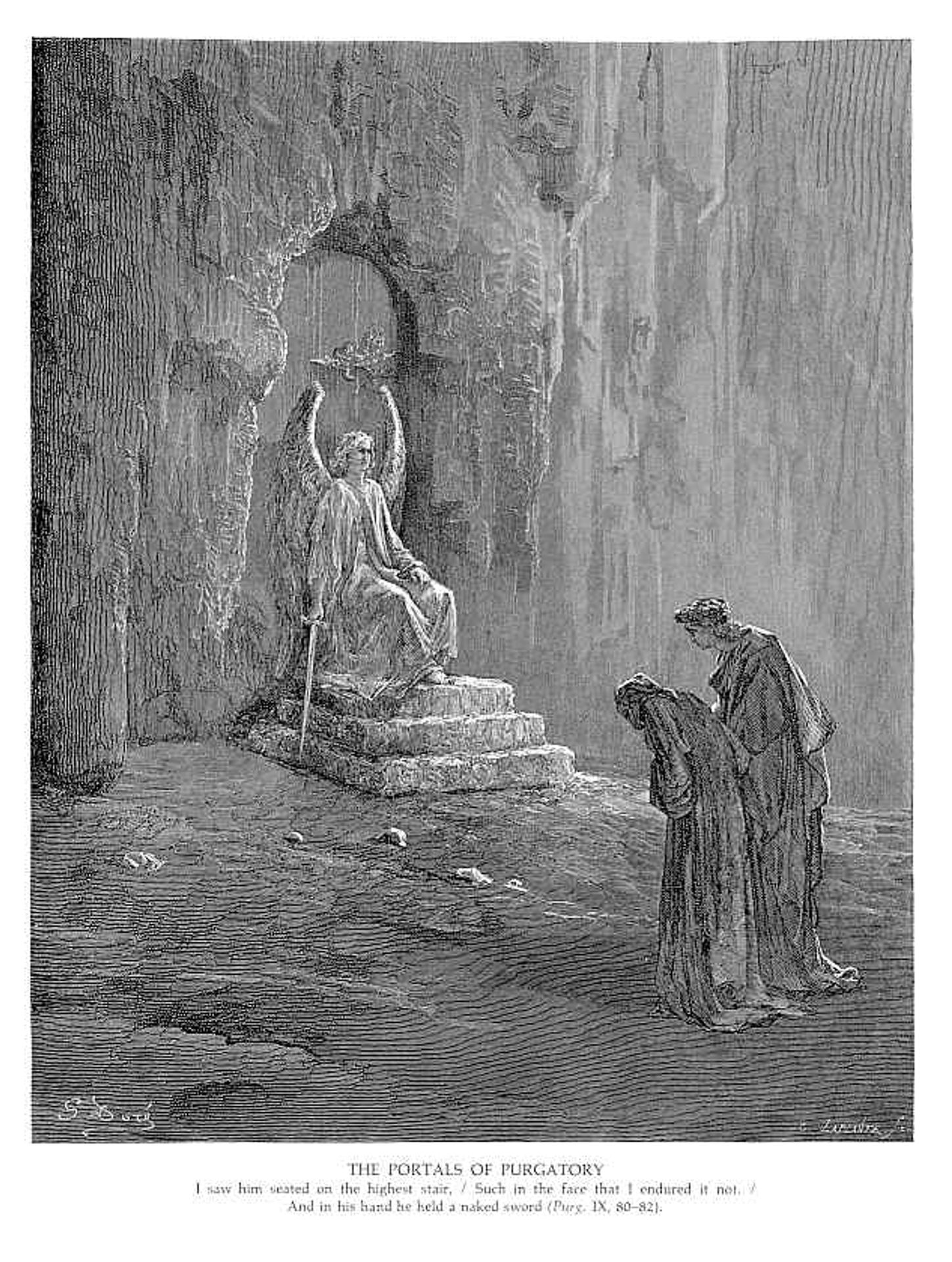The Portals of Purgatory by Gustave Dore
