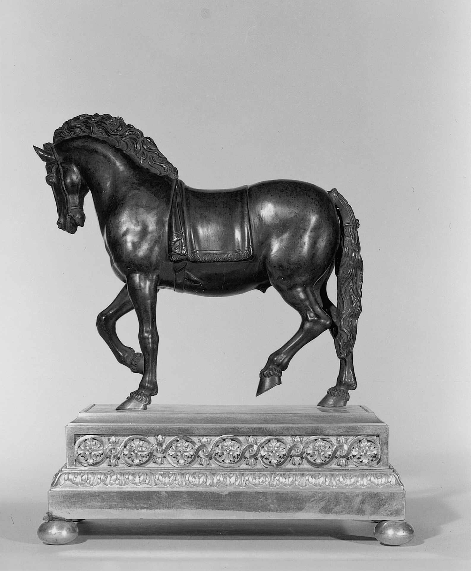 Pacing Horse (one of a pair) by Giovanni da Bologna