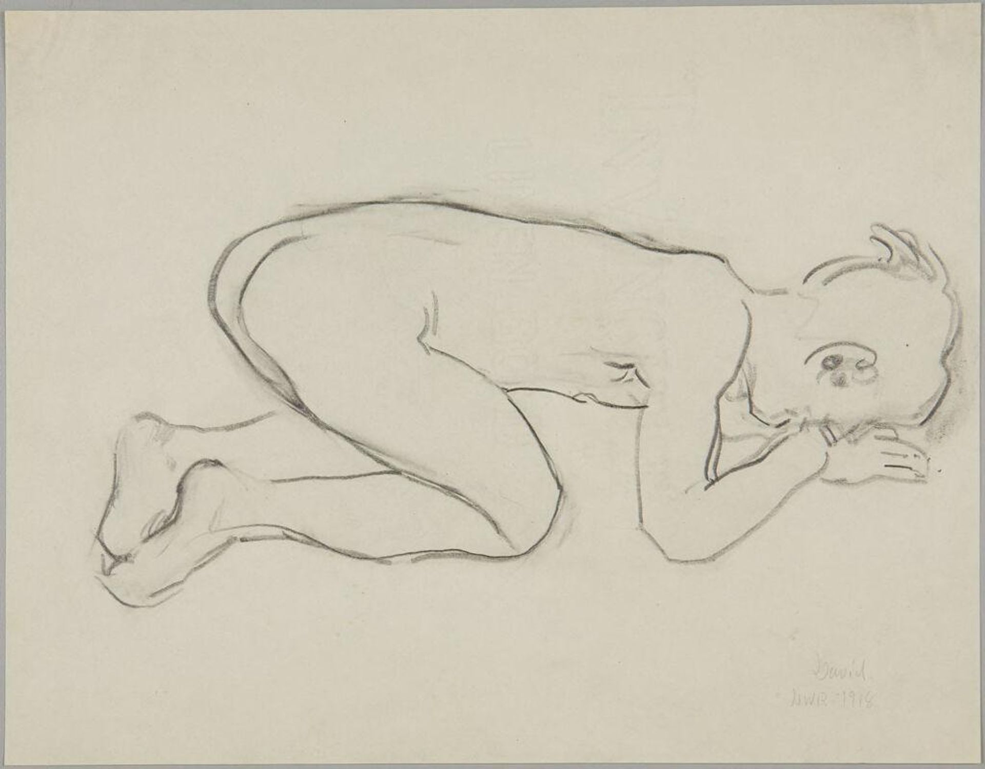 Sketch of David by Denman Waldo Ross