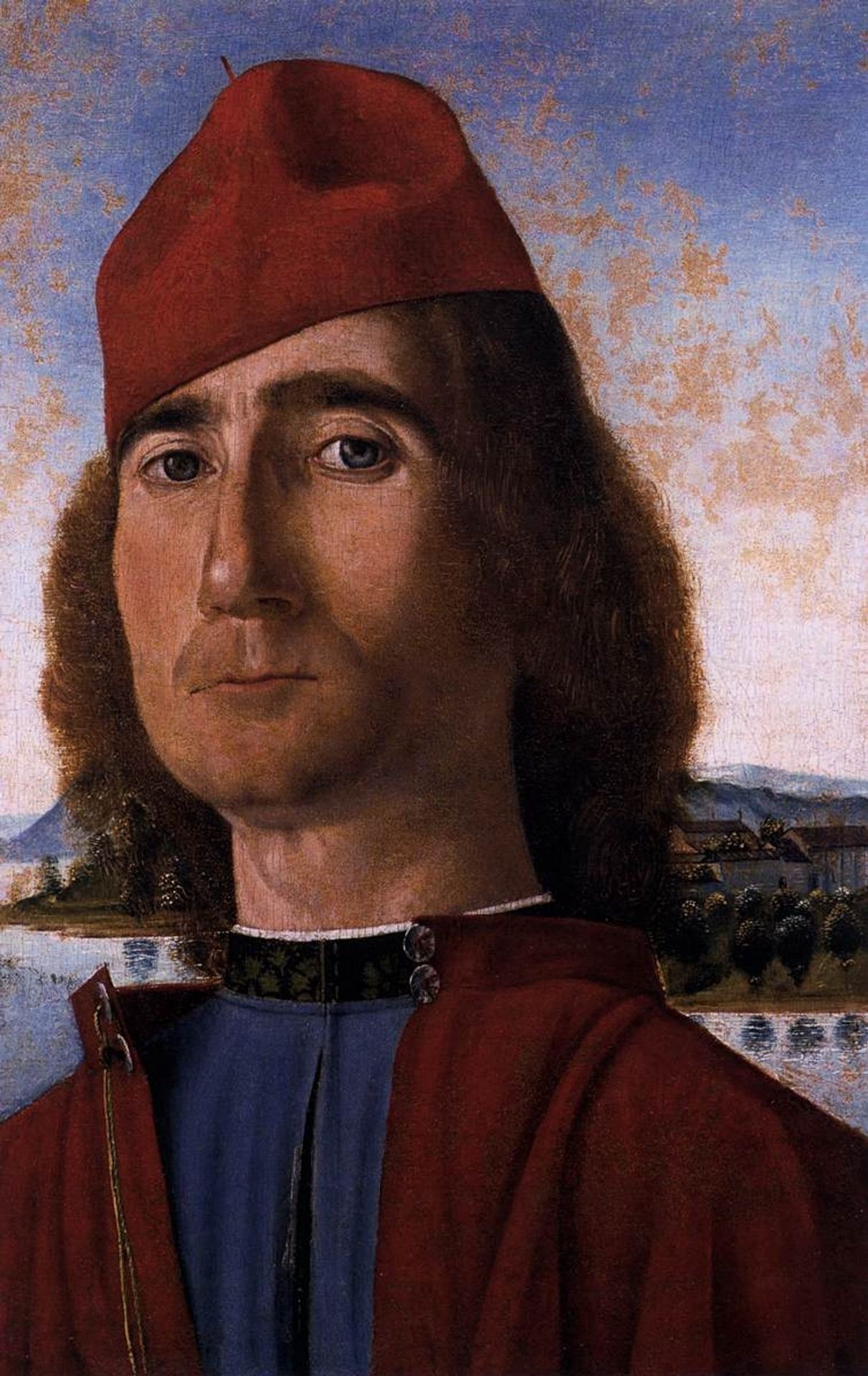 Portrait of an Unknown Man with Red Beret by Vittore Carpaccio