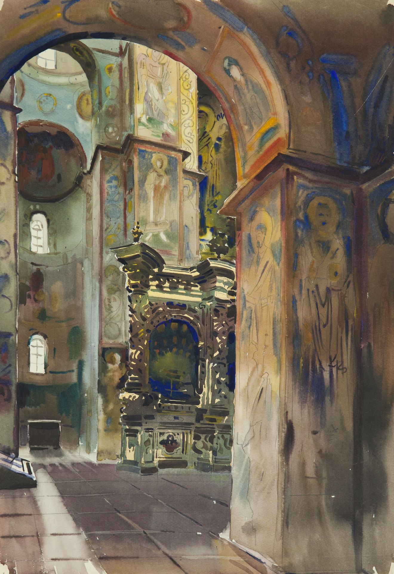 Sophia of Kyiv, interior by Yuriy Khymych