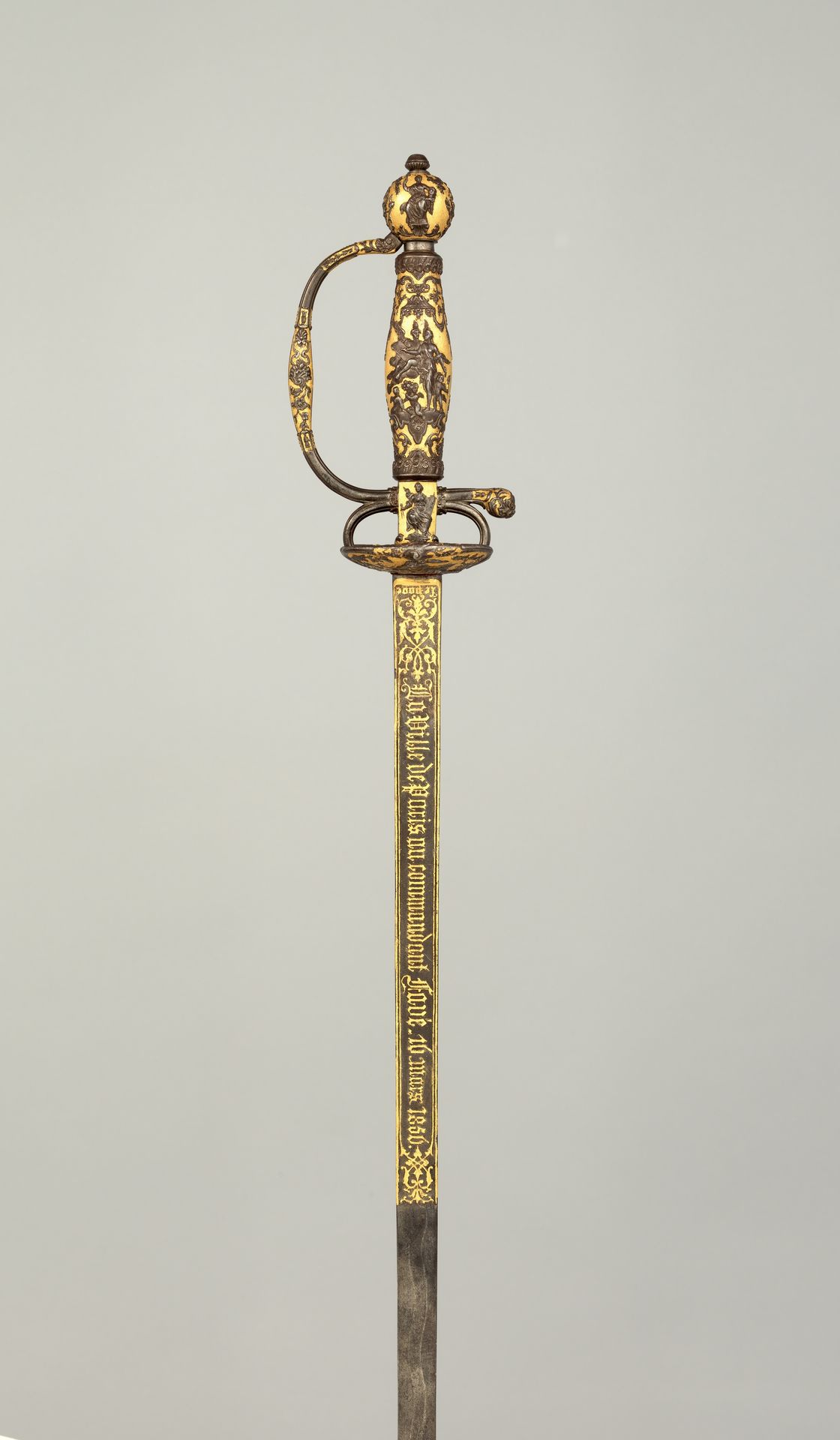 Smallsword Presented by the City of Paris to Commandant Ildefonse Favé (1812–1894) by Paul Bled