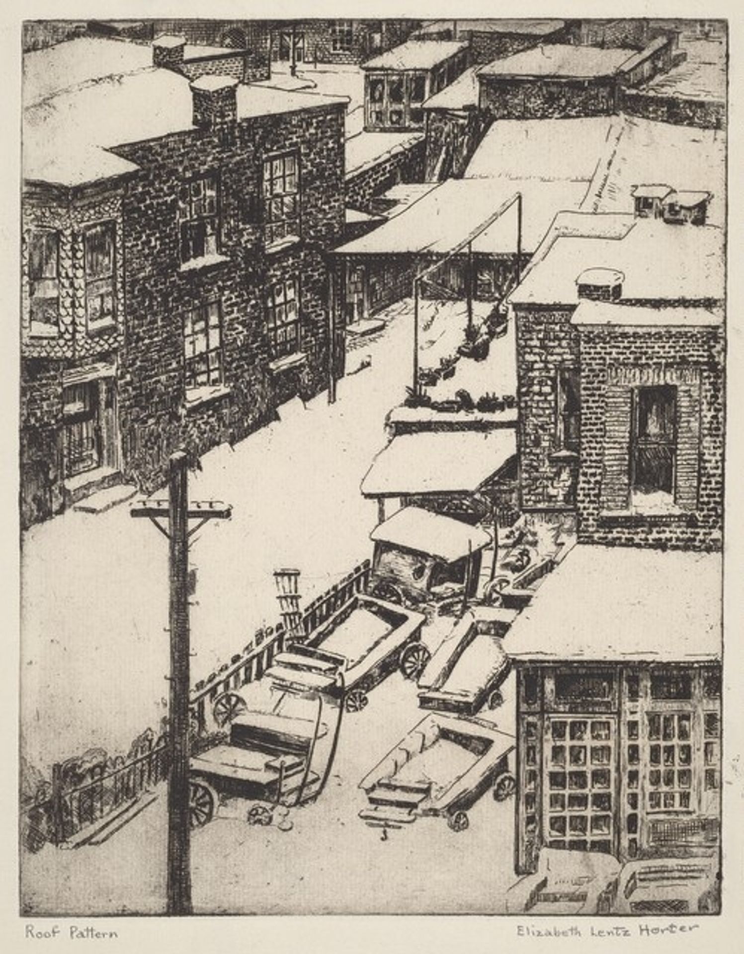Roof Pattern by Elizabeth Lentz Horter