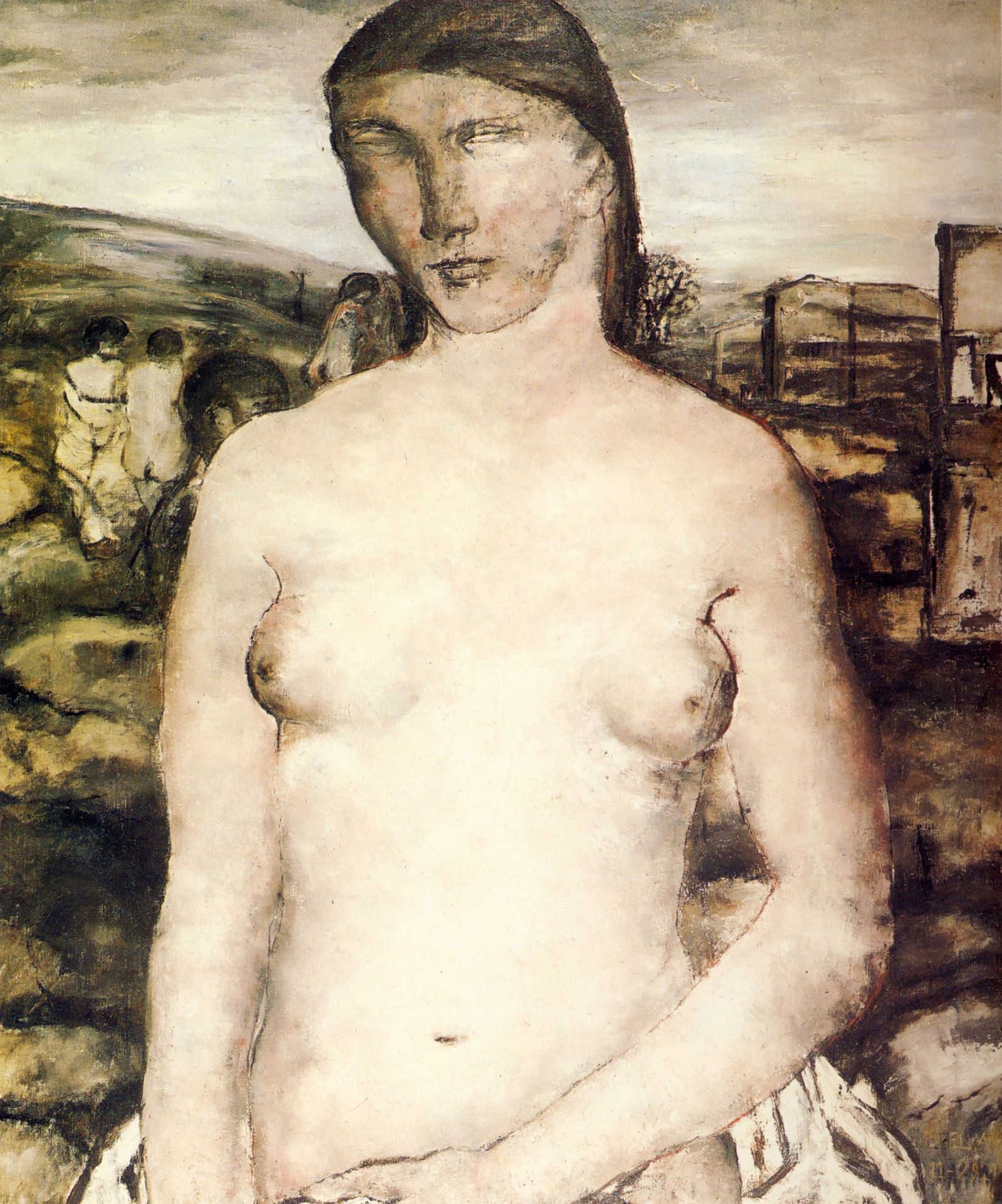 Large Nude Pink by Paul Delvaux