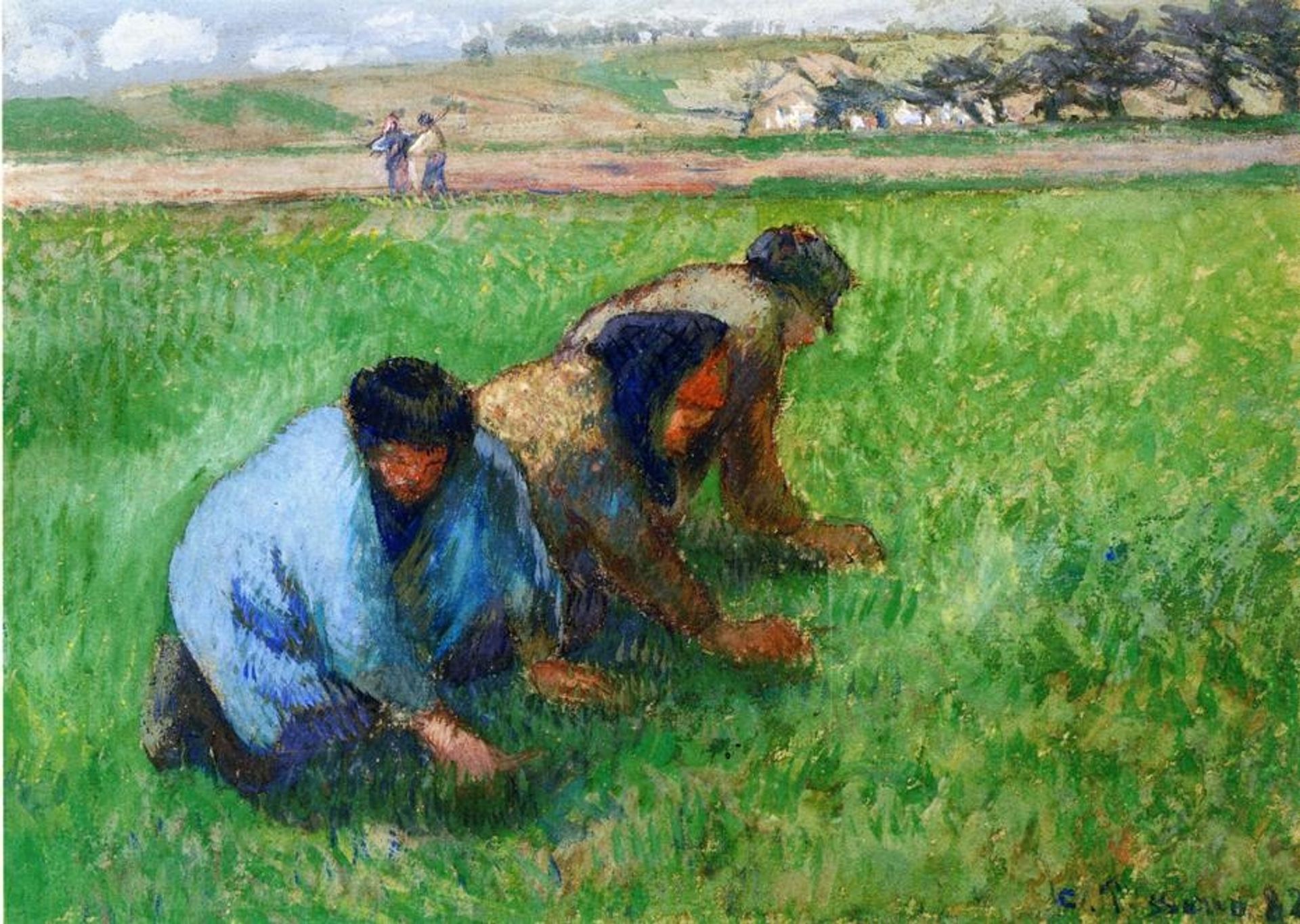 Weeders by Camille Pissarro
