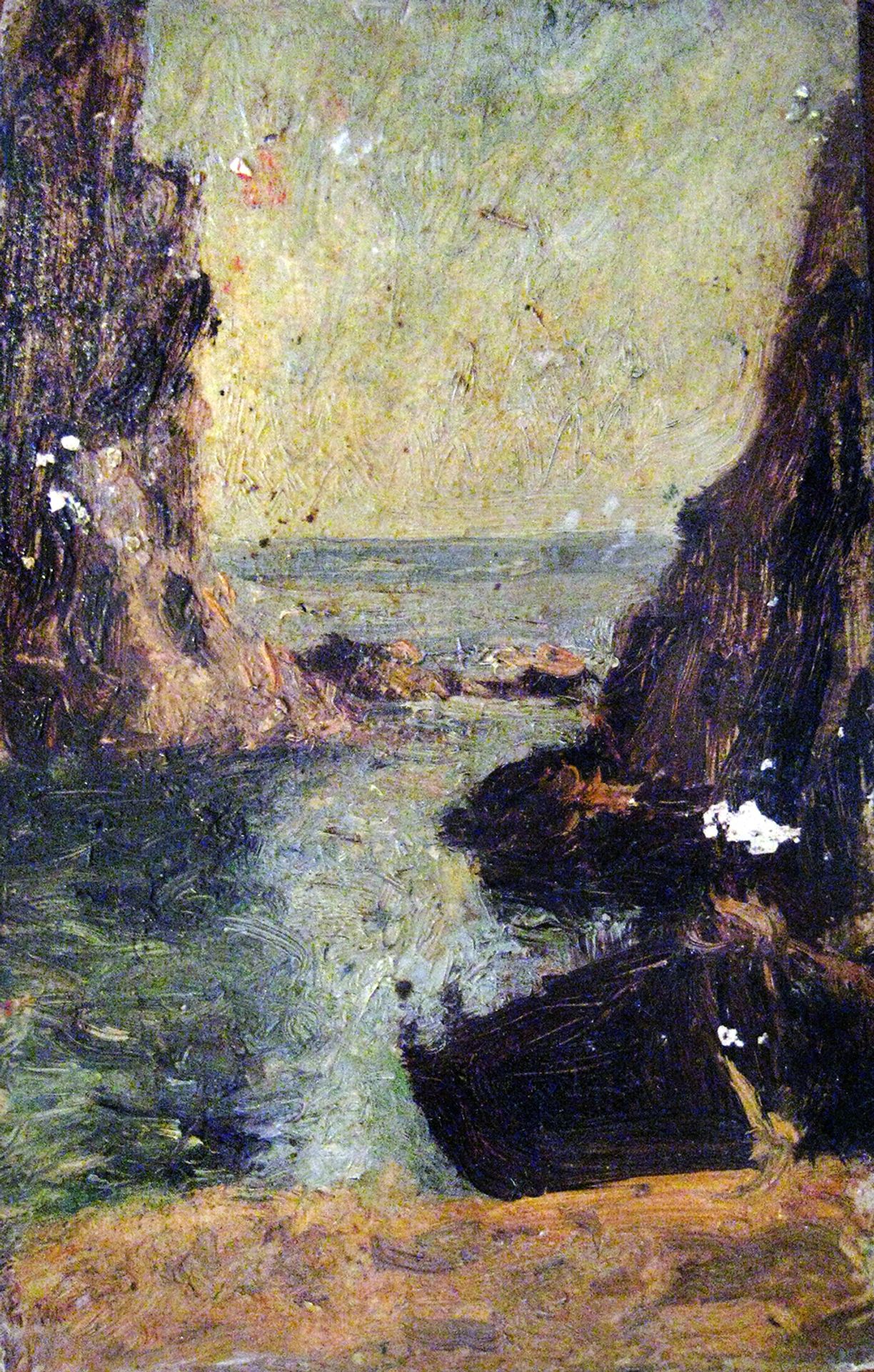 Marine Sketch With Cliffs by Joan Brull