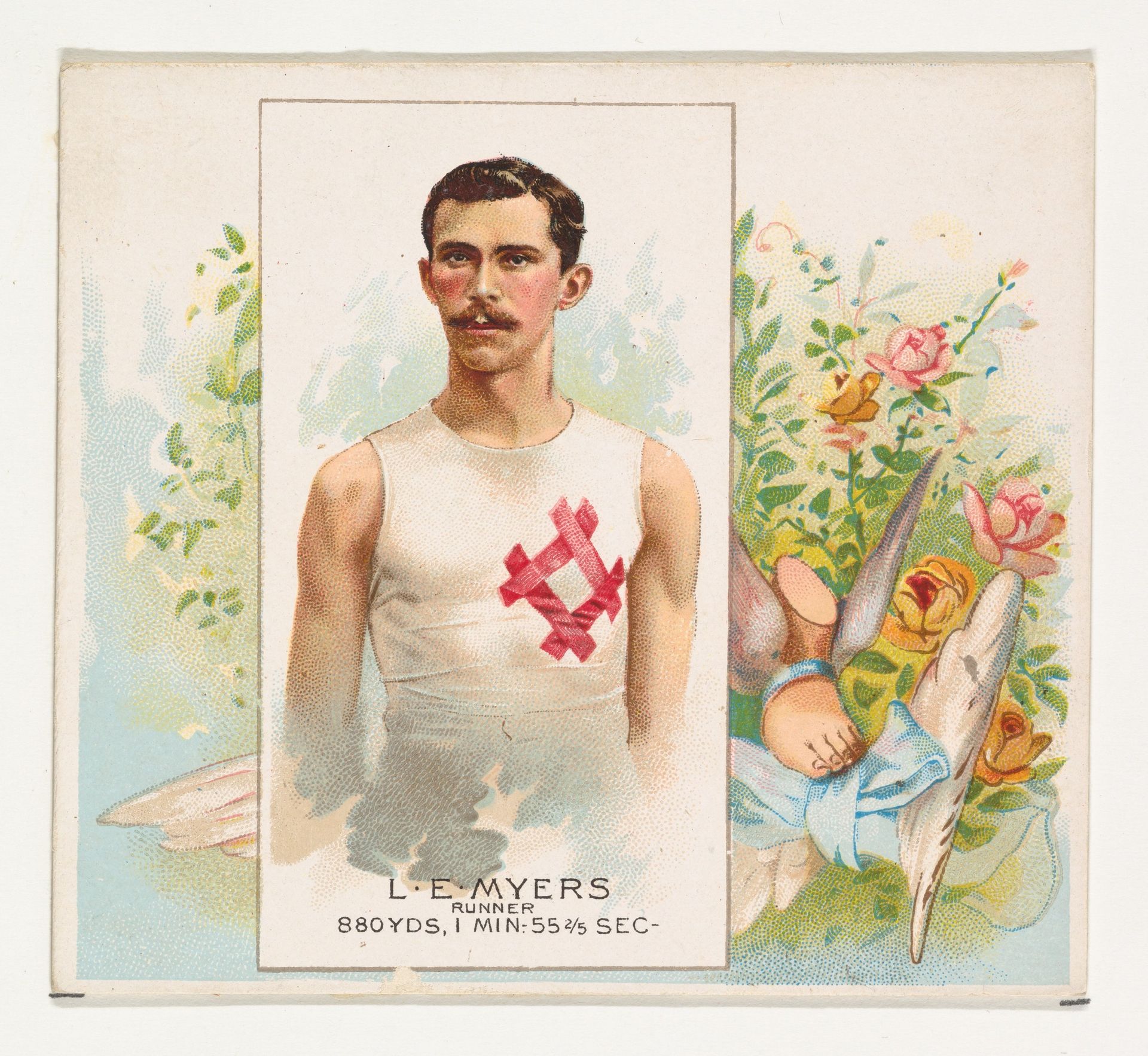 L.E. Meyers, Runner, from World's Champions, Second Series (N43) for Allen & Ginter Cigarettes by Allen & Ginter