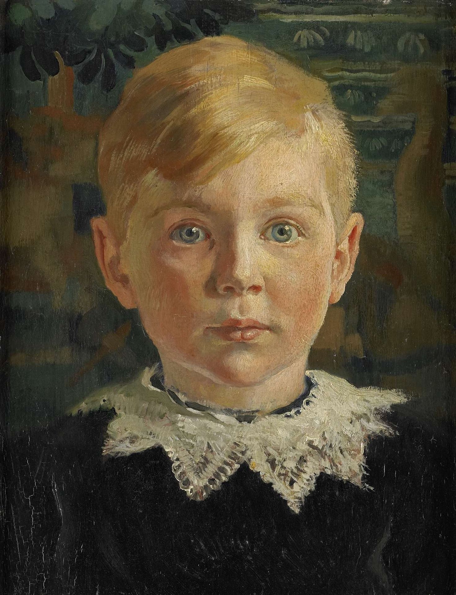 Jeugdportret van Joseph Luns by Huib Luns
