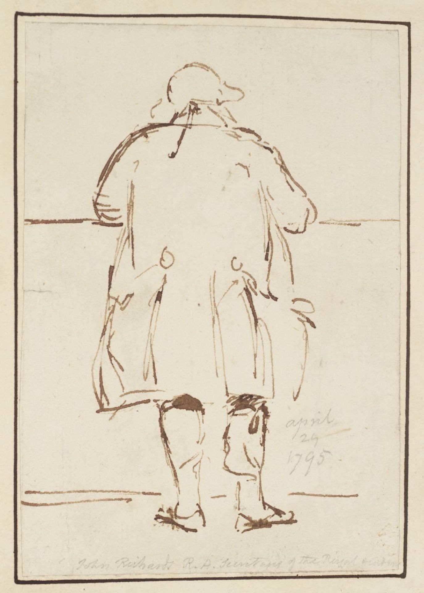 9. John Richards RA. Secretary to the Royal Academy by George Dance