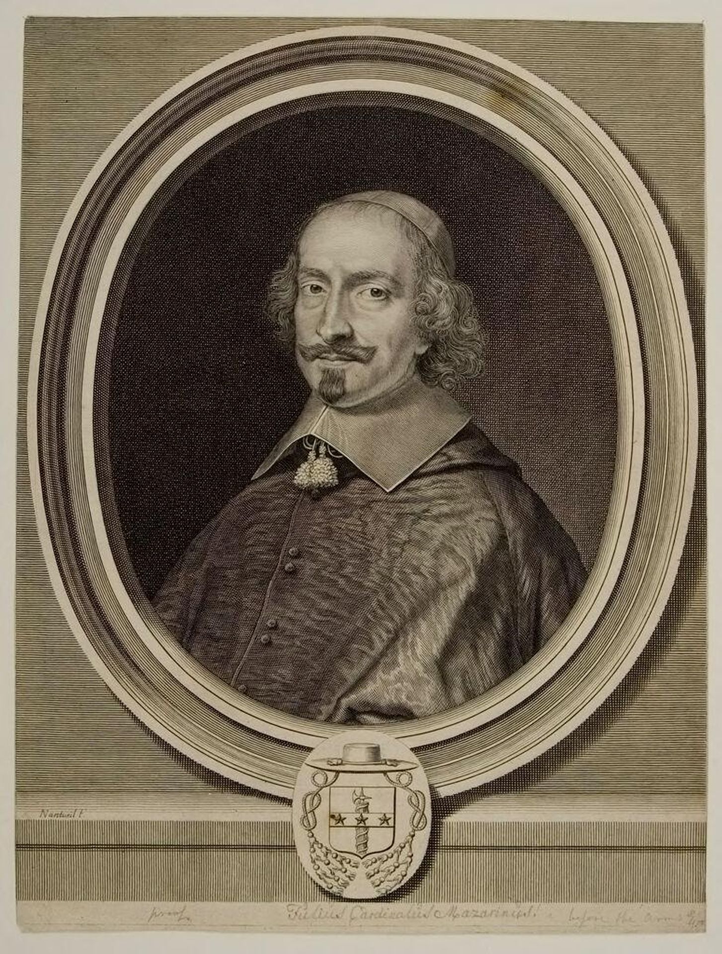 Cardinal Mazarin by Robert Nanteuil