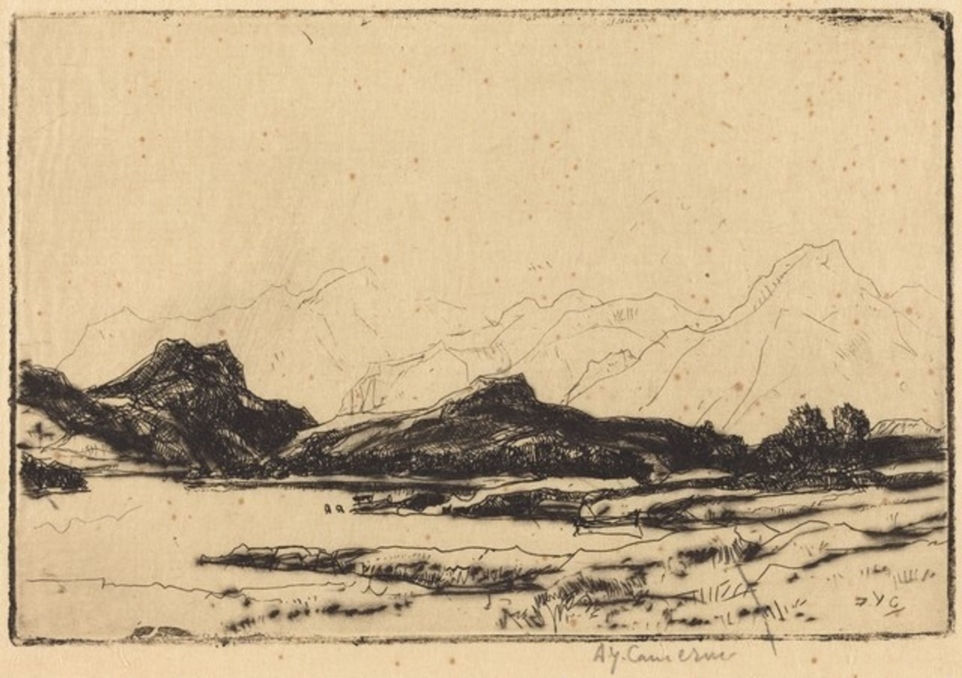 Mull (?) by David Young Cameron