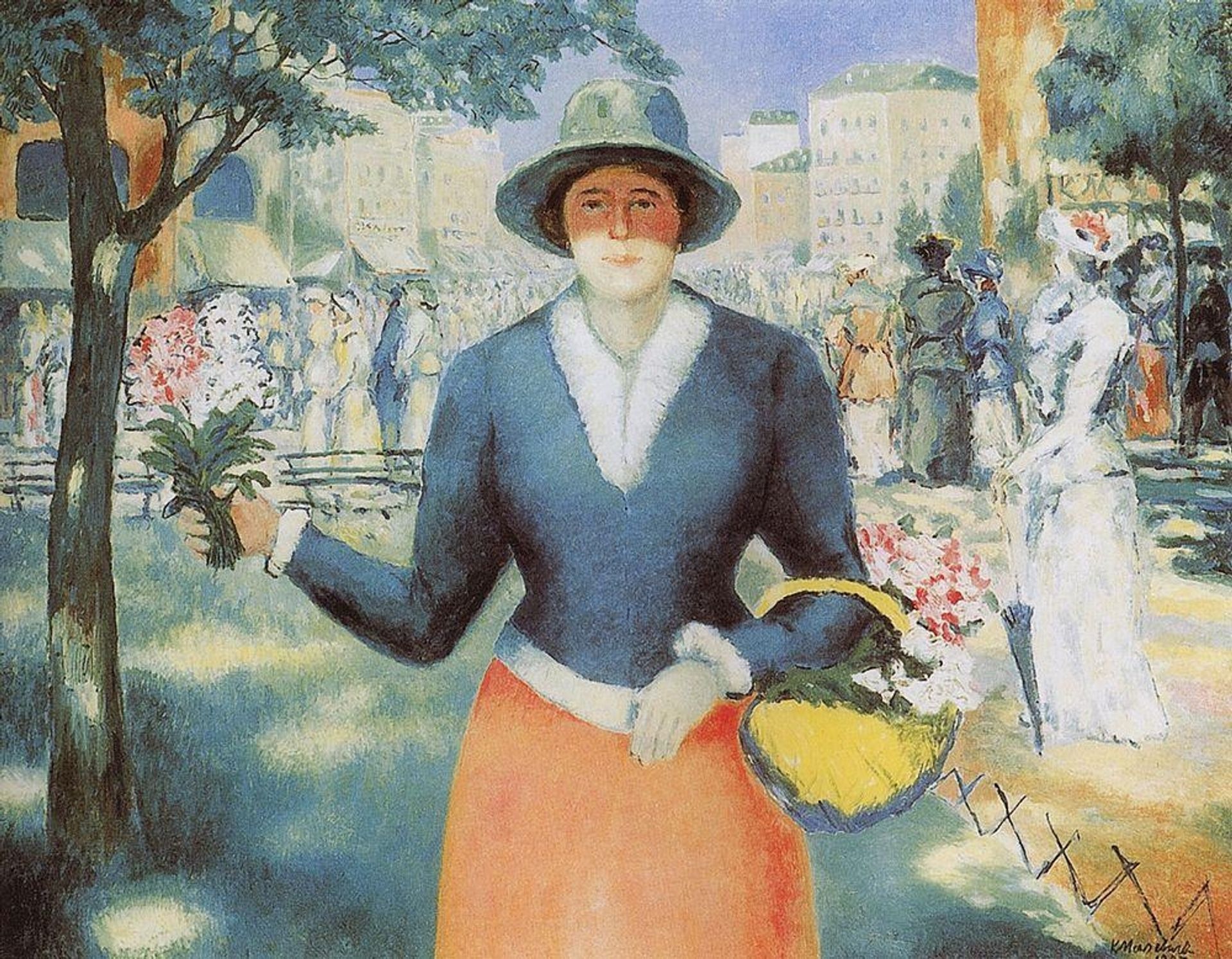 Flowergirl by Kazimir Malevich