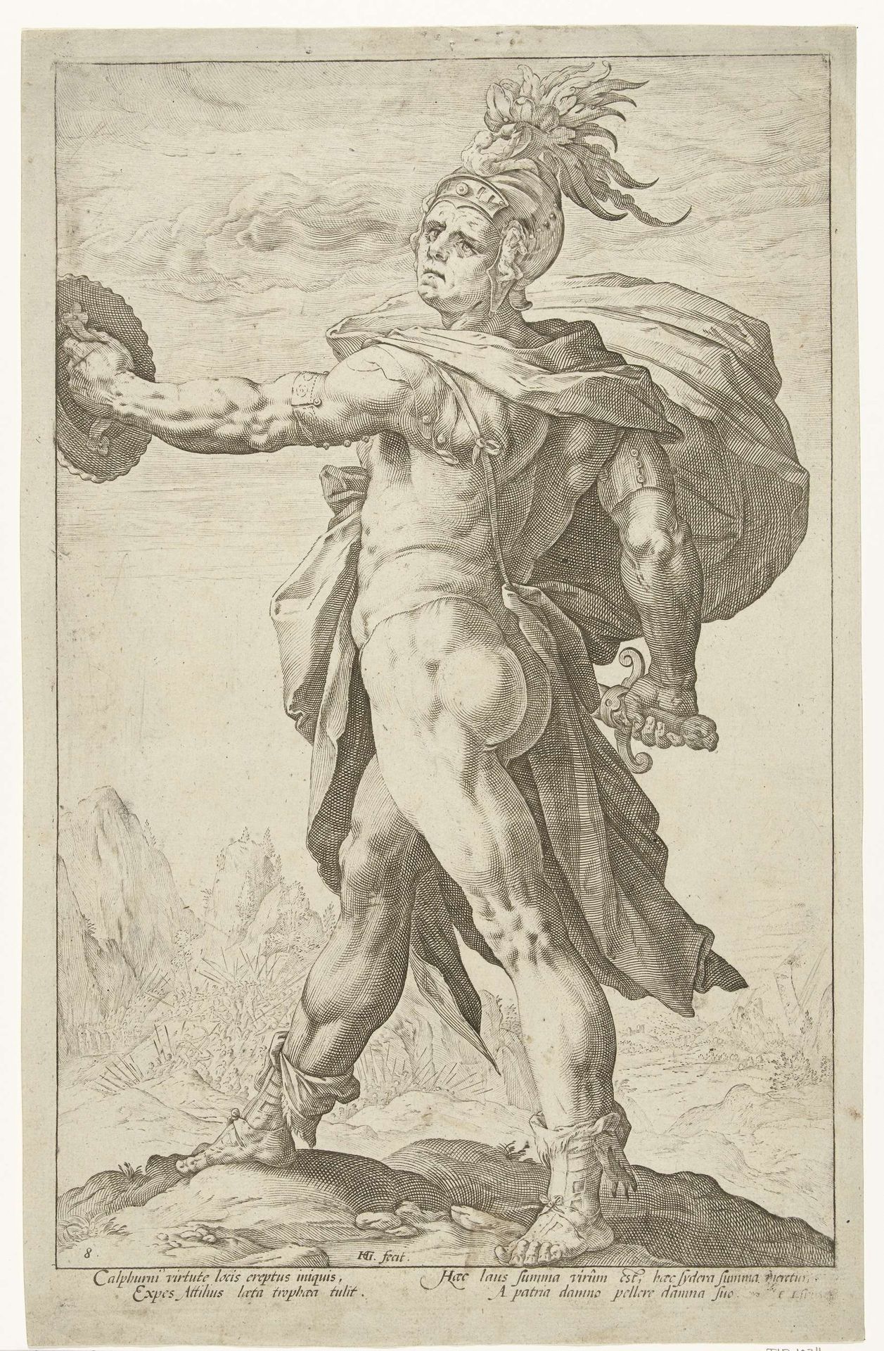 Calpurnius by Hendrick Goltzius