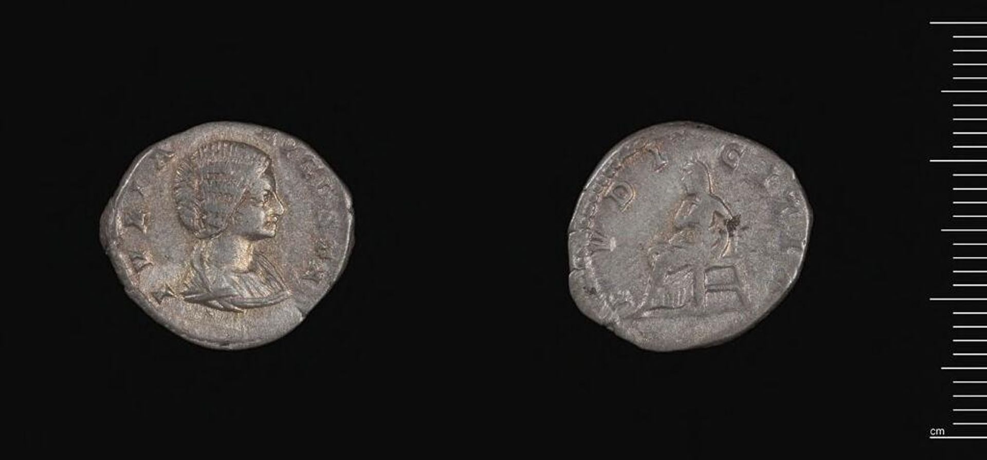 Denarius of Julia Domna by Julia Domna, wife of Septimius Severus