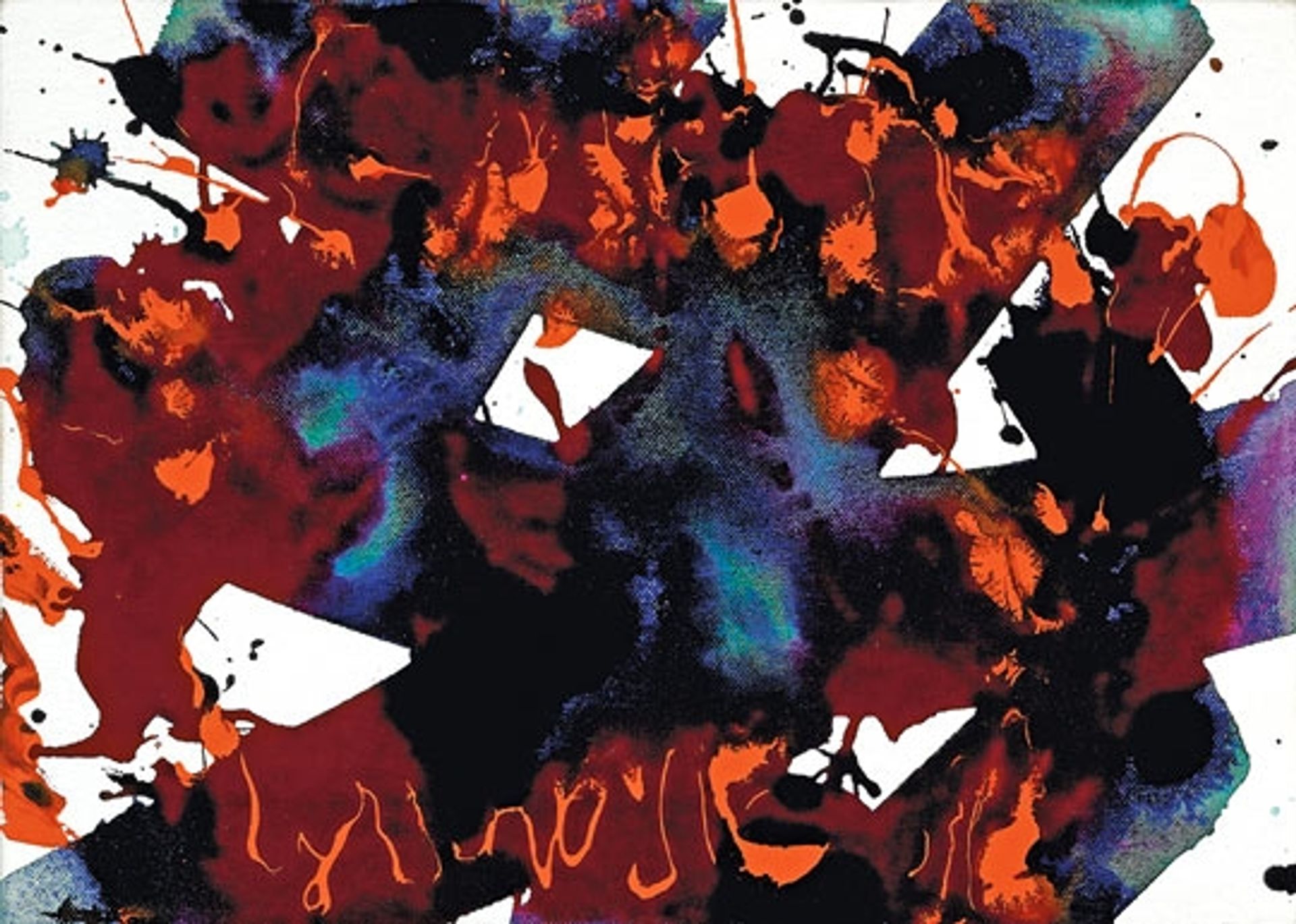 Untitled (SFP94-149, SFF.1819) by Sam Francis