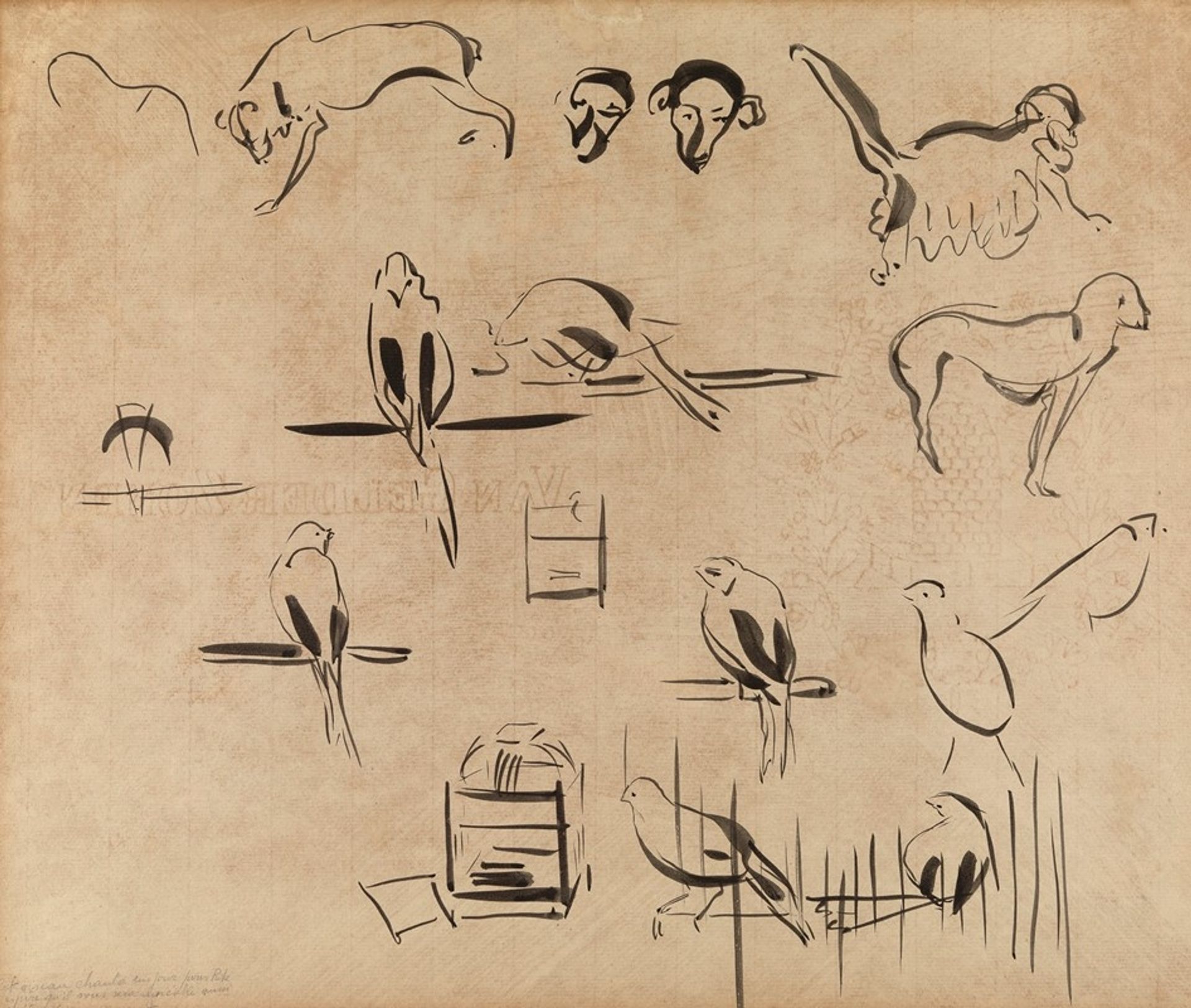 Study of Birds by Rik Wouters
