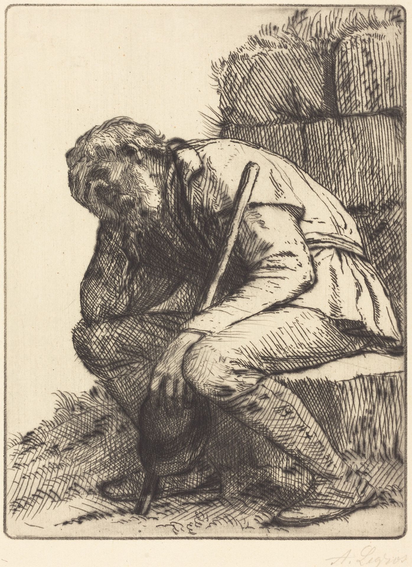 Desperate Man (Le desespere) by Alphonse Legros