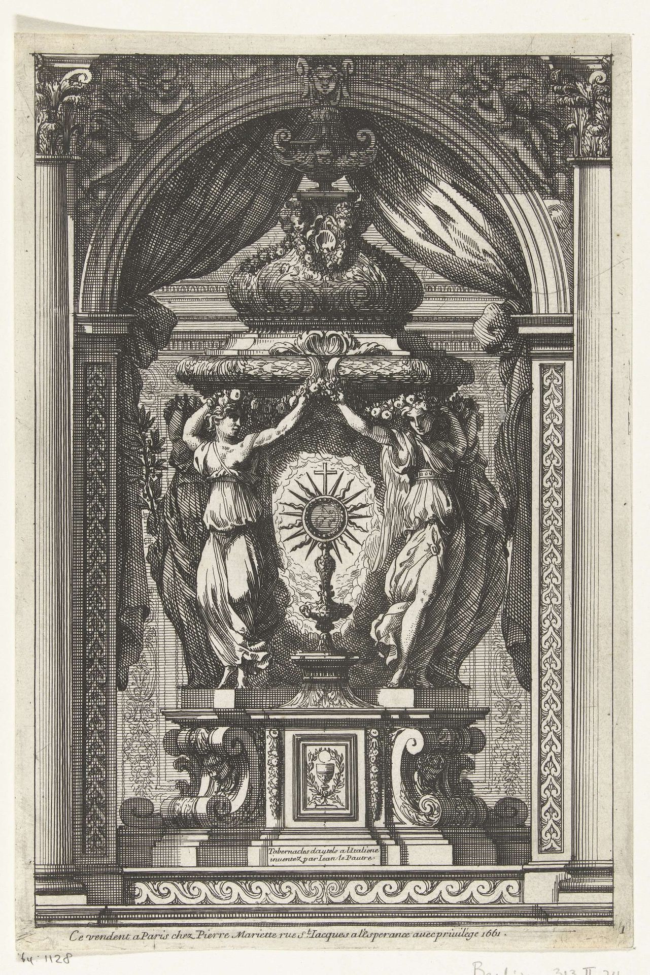 Titelblad: Tabernacles d'Autels a l'Italiene by Jean Lepautre